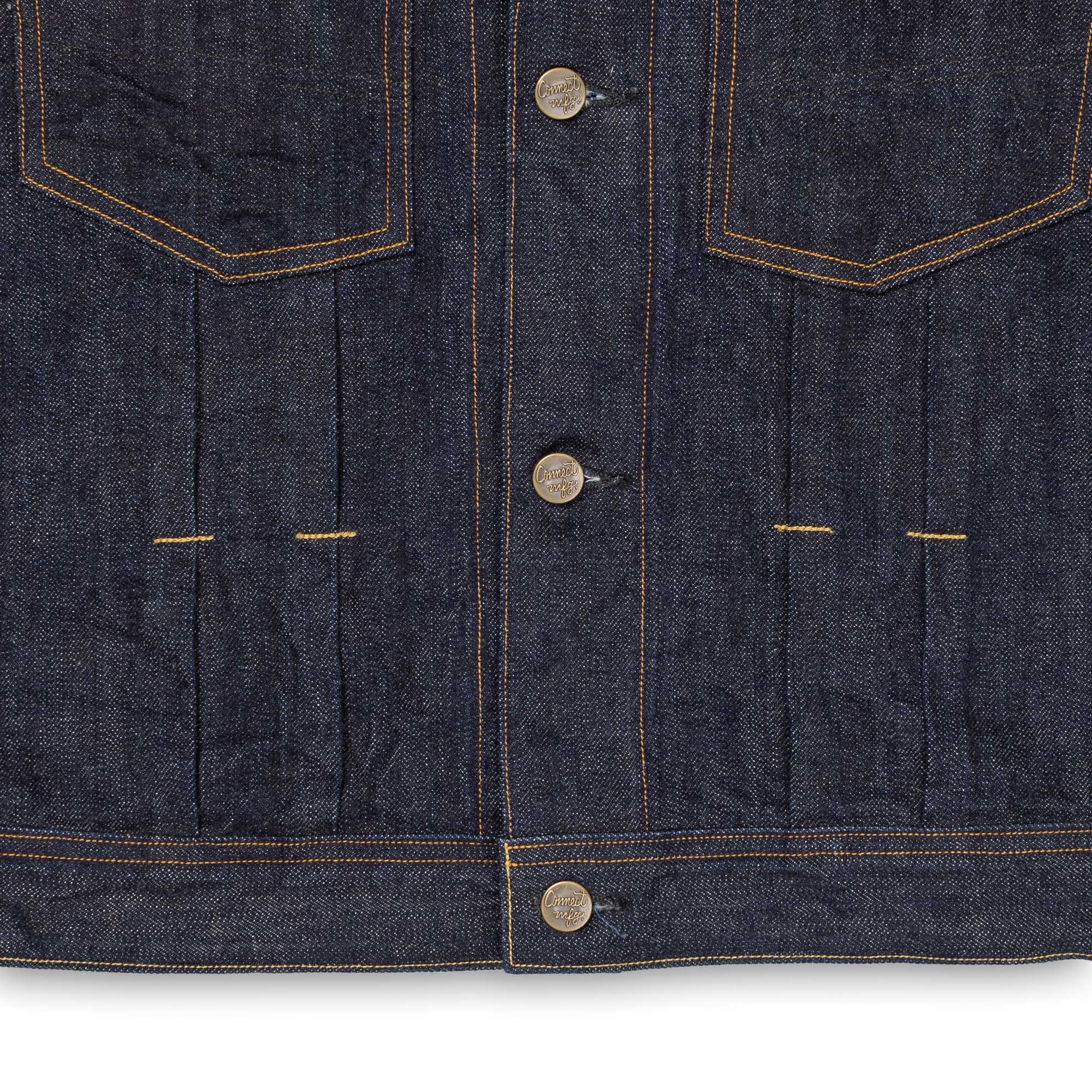 Pherrow's 427J Denim Jacket Indigo-Denim Jacket-Clutch Cafe