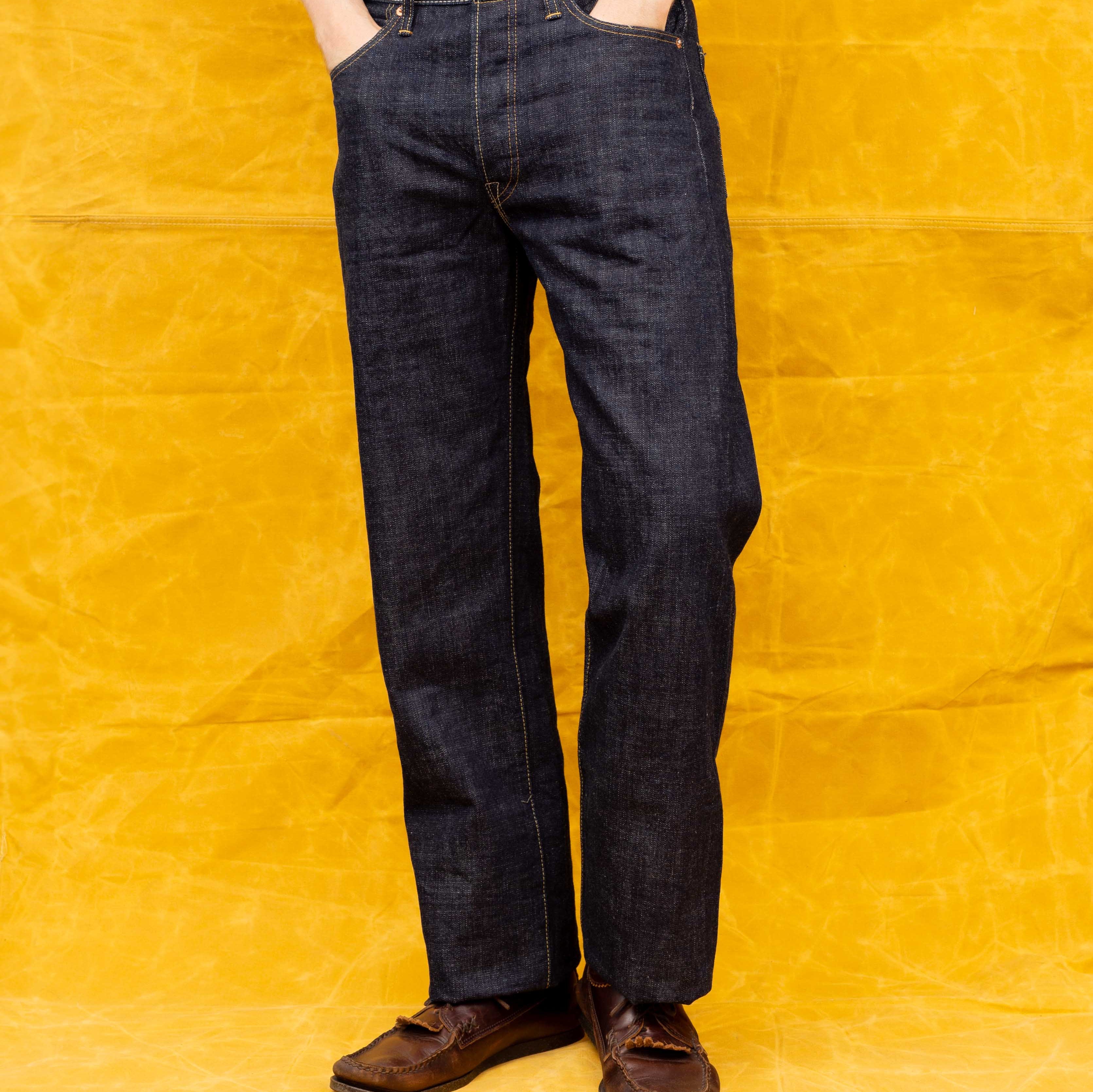 Pherrow's 451 13.5oz Jean-Jeans-Clutch Cafe-selvage denim-selfedge denim