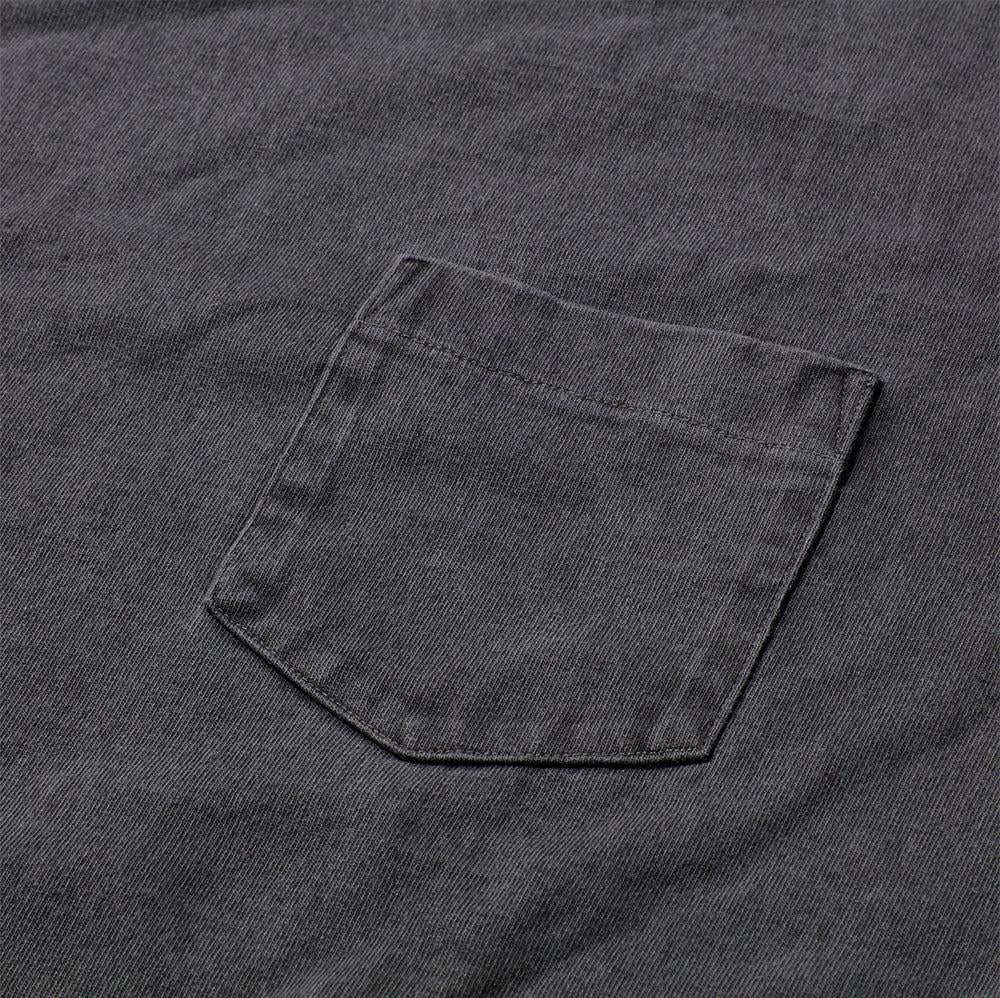 Pherrow's Heavyweight Pocket Tee Faded Black-T-Shirt-Clutch Cafe