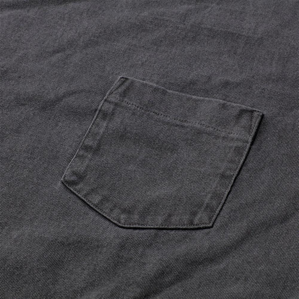 Pherrow's Heavyweight Pocket Tee Faded Black-T-Shirt-Clutch Cafe