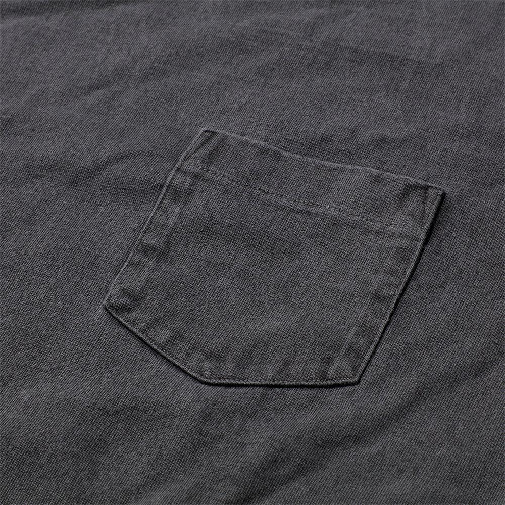 Pherrow's Heavyweight Pocket Tee Faded Black-T-Shirt-Clutch Cafe