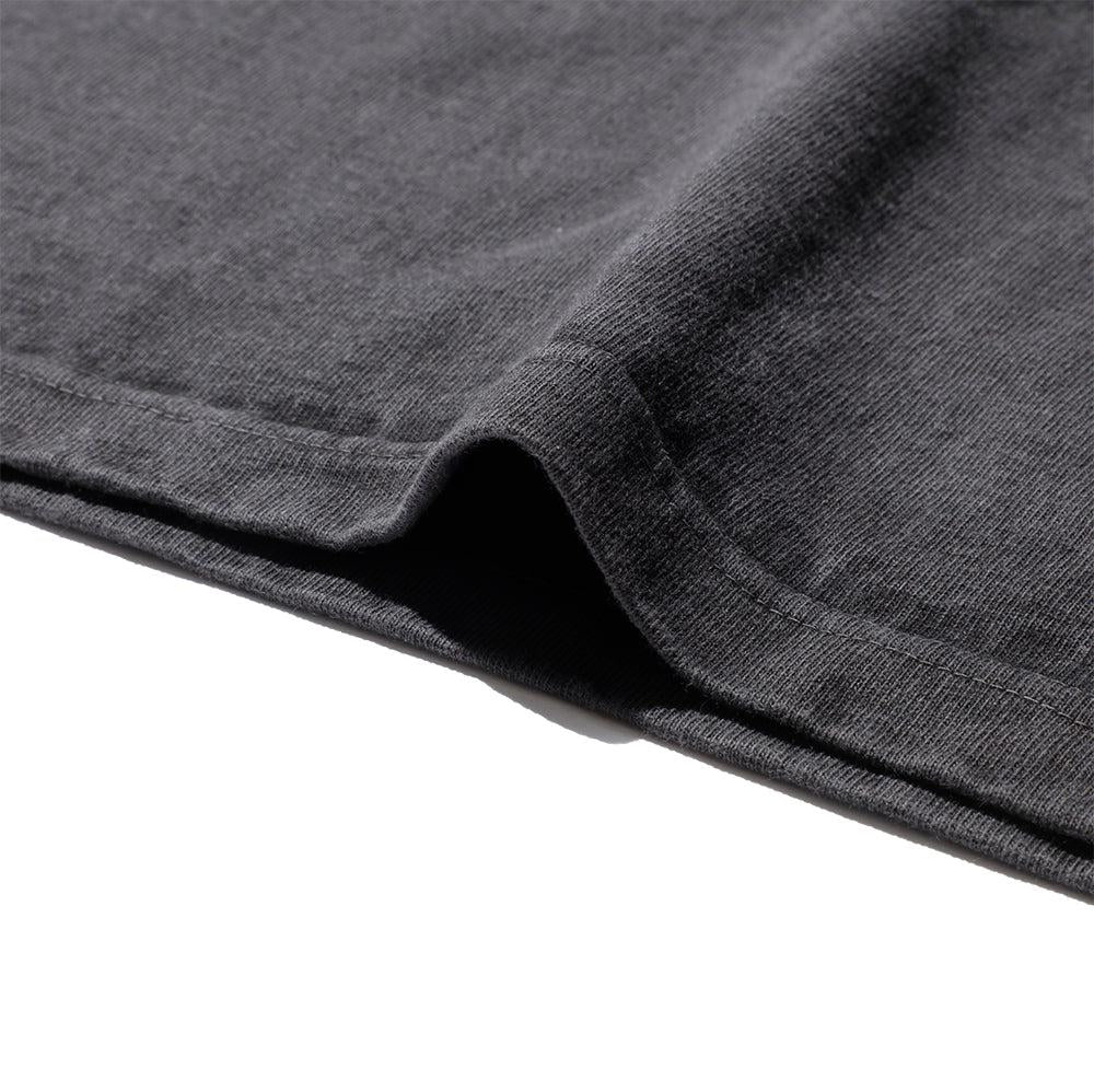 Pherrow's Heavyweight Pocket Tee Faded Black-T-Shirt-Clutch Cafe