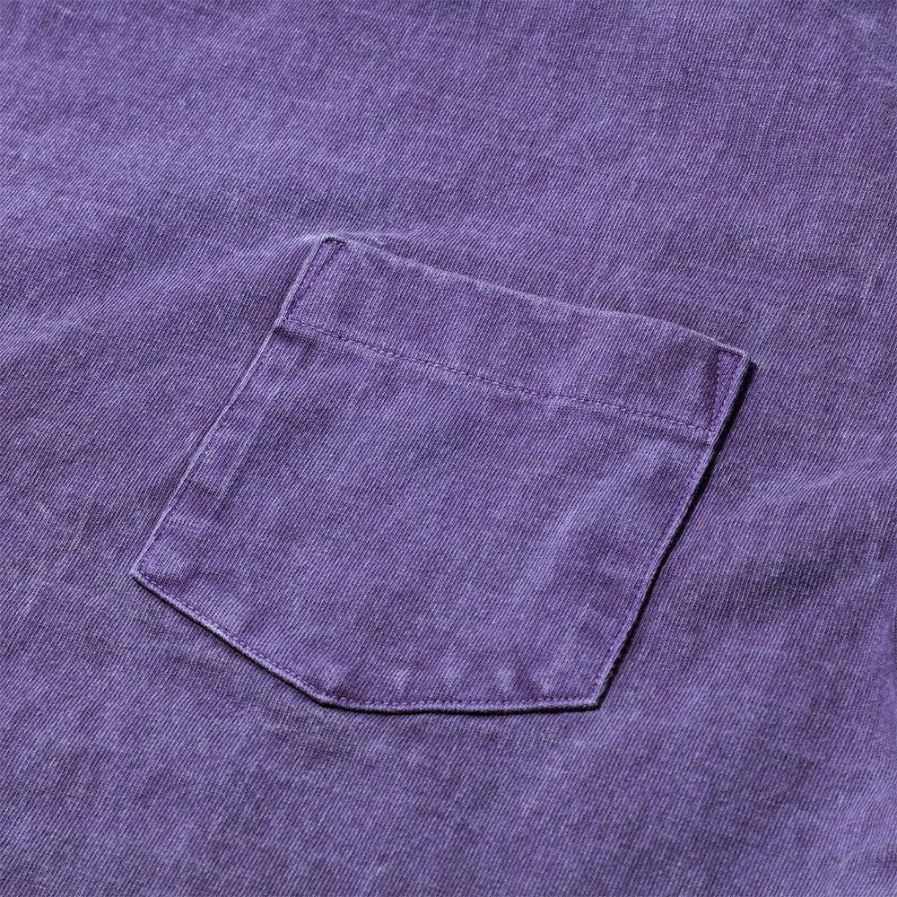 Pherrow's Heavyweight Pocket Tee Faded Purple-T-Shirt-Clutch Cafe