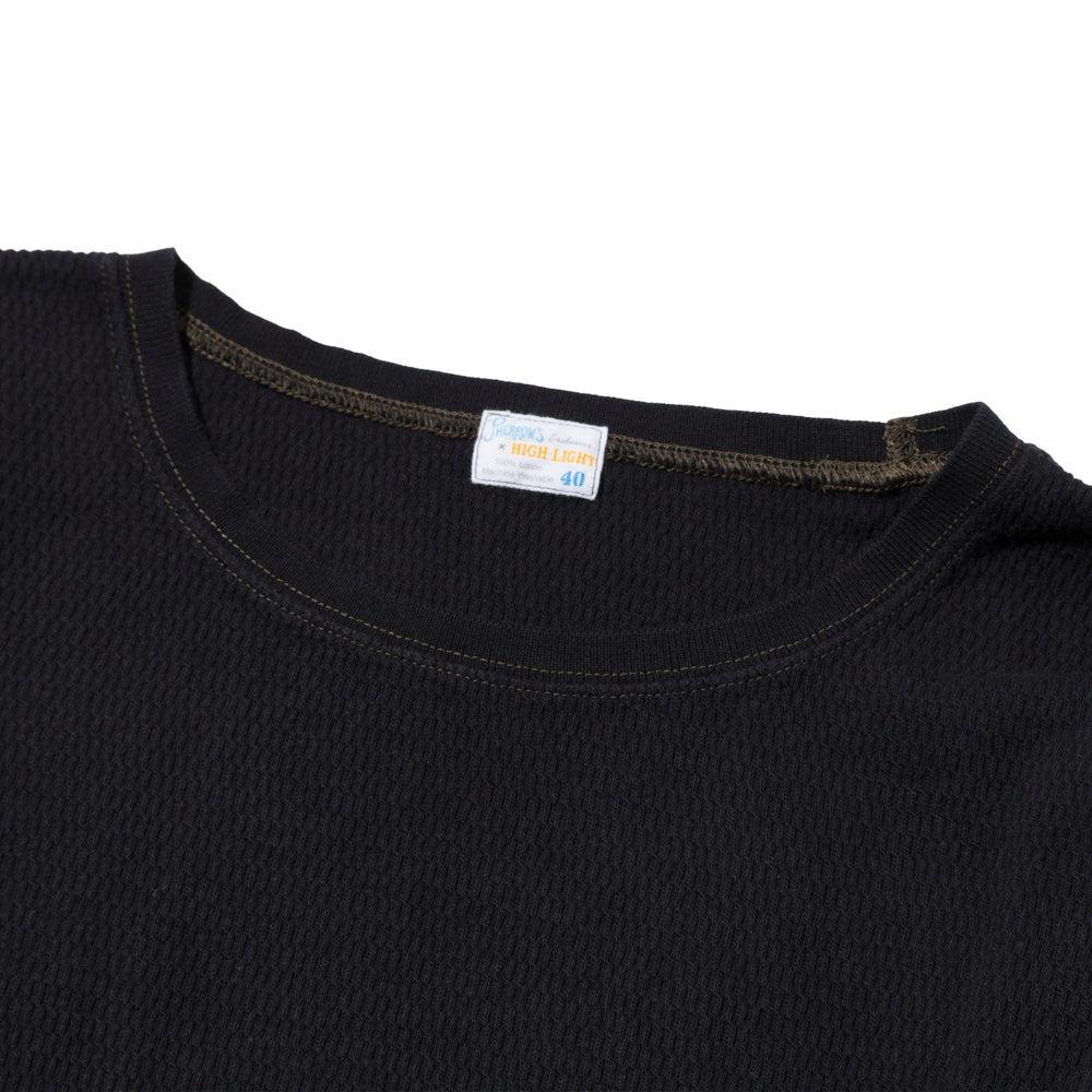 Pherrow's High-Light Thermal Black-Thermal Knit-Clutch Cafe