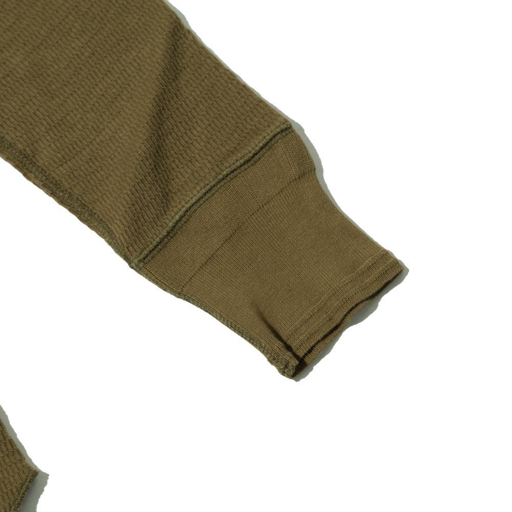 Pherrow's High-Light Thermal Olive-Thermal Knit-Clutch Cafe