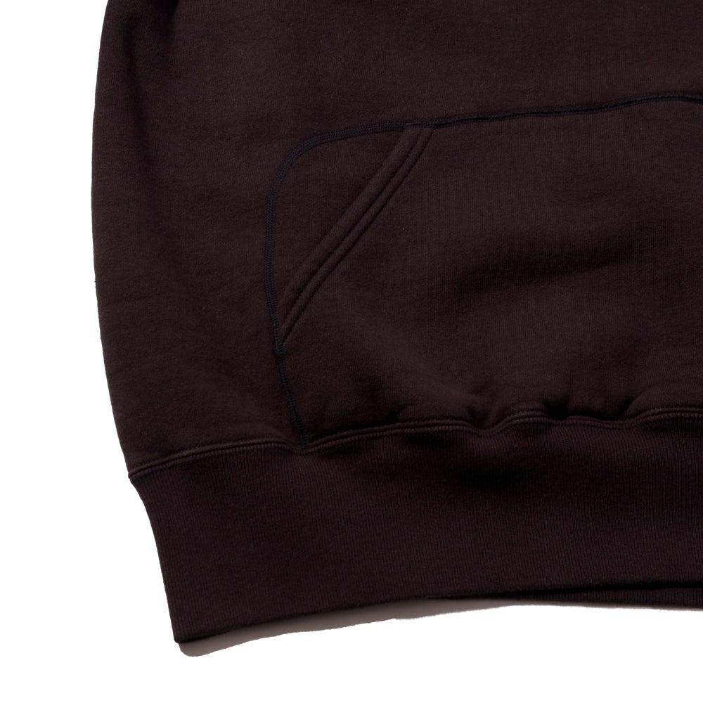 Pherrow's Loopwheel Hooded Sweatshirt Black-Hooded Sweatshirt-Clutch Cafe