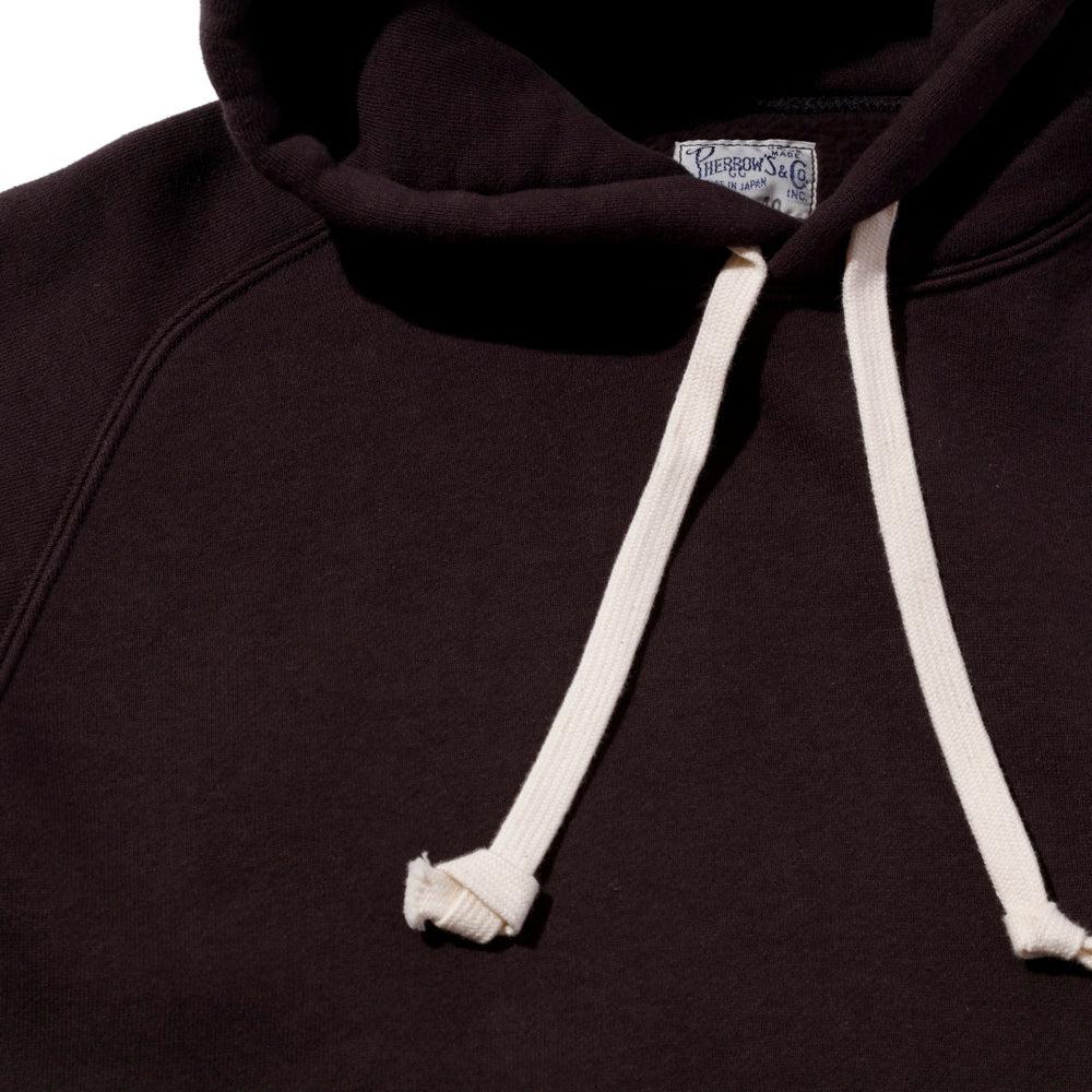 Pherrow's Loopwheel Hooded Sweatshirt Black-Hooded Sweatshirt-Clutch Cafe