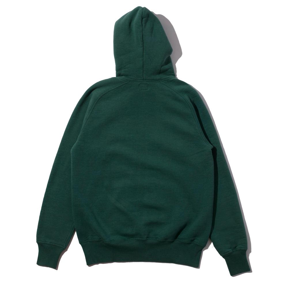 Pherrow's Loopwheel Hooded Sweatshirt Green-Hooded Sweatshirt-Clutch Cafe