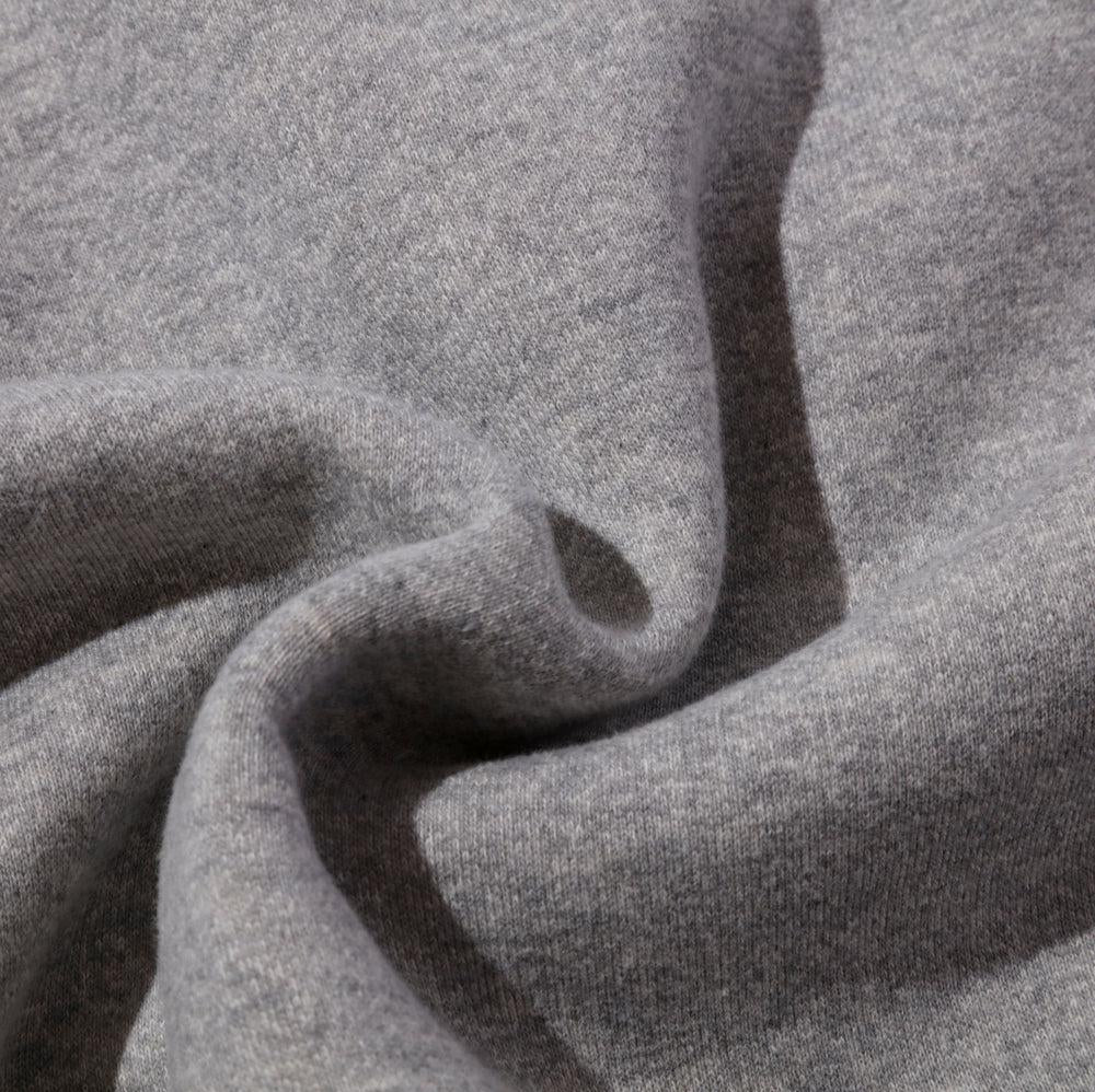 Pherrow's Loopwheel Hooded Sweatshirt Heather Grey-Hooded Sweatshirt-Clutch Cafe