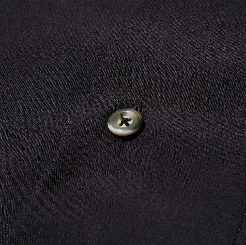 Pherrow's Open Collar Shirt Black-Shirt-Clutch Cafe