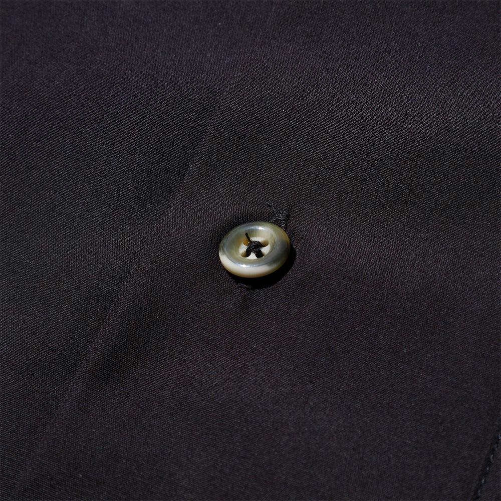 Pherrow's Open Collar Shirt Black-Shirt-Clutch Cafe