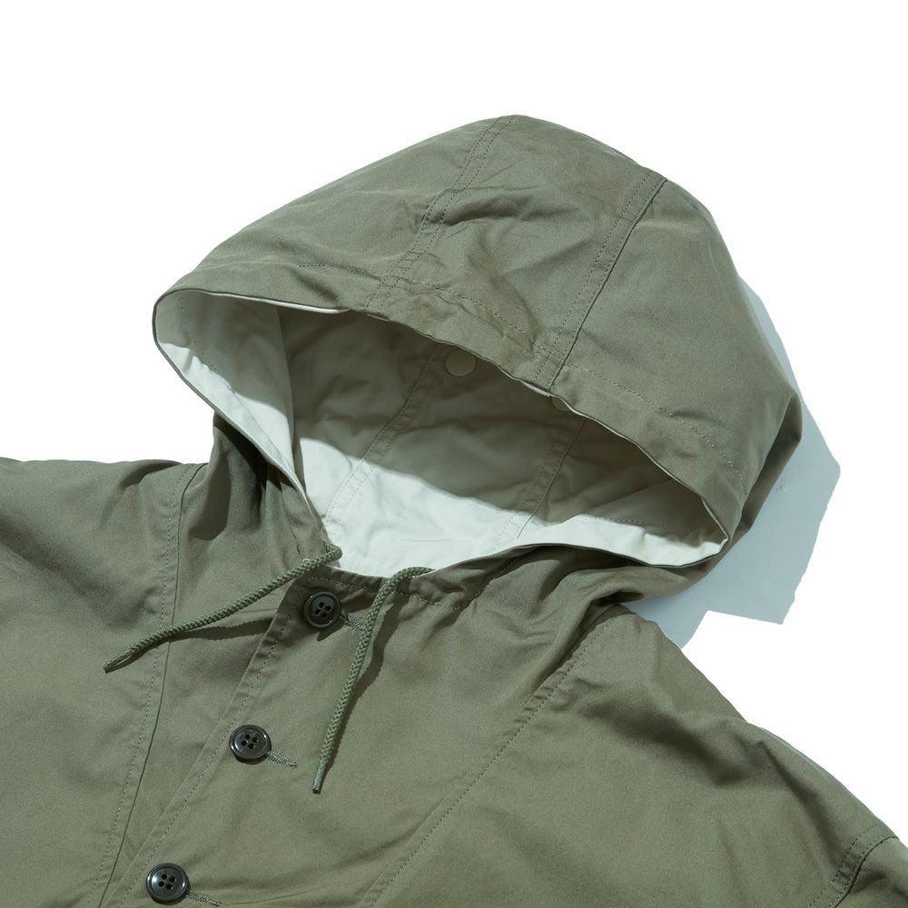 Pherrow's PM42-Short Reversible Smock Olive/White-Smock-Clutch Cafe