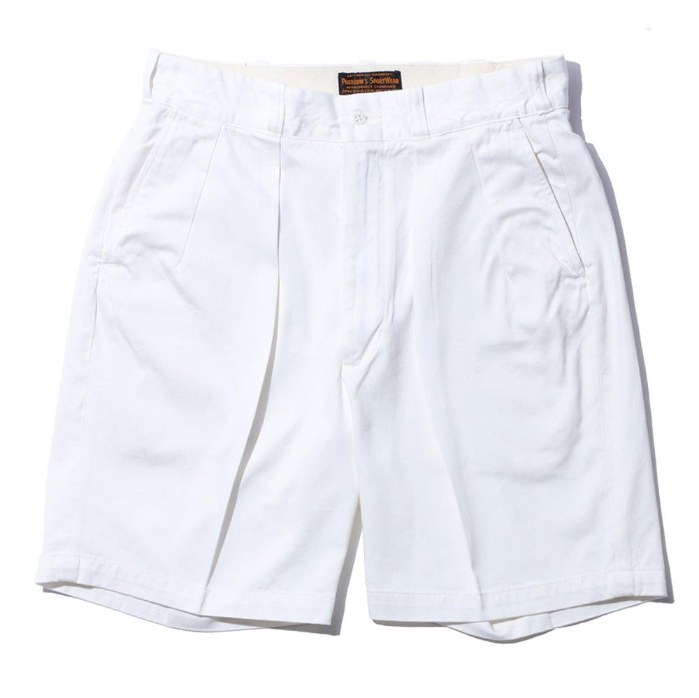 Pherrow's Pleated Shorts Off White-Shorts-Clutch Cafe