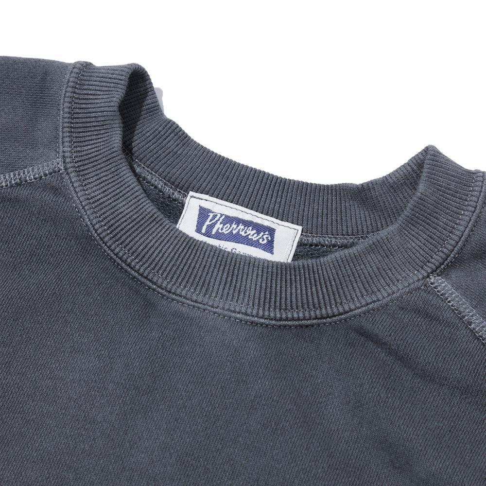 Pherrow's Raglan Sleeve Sweatshirt Faded Black-Sweatshirt-Clutch Cafe