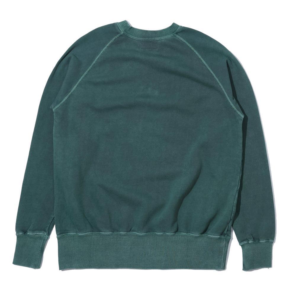 Pherrow's Raglan Sleeve Sweatshirt Faded Green-Sweatshirt-Clutch Cafe