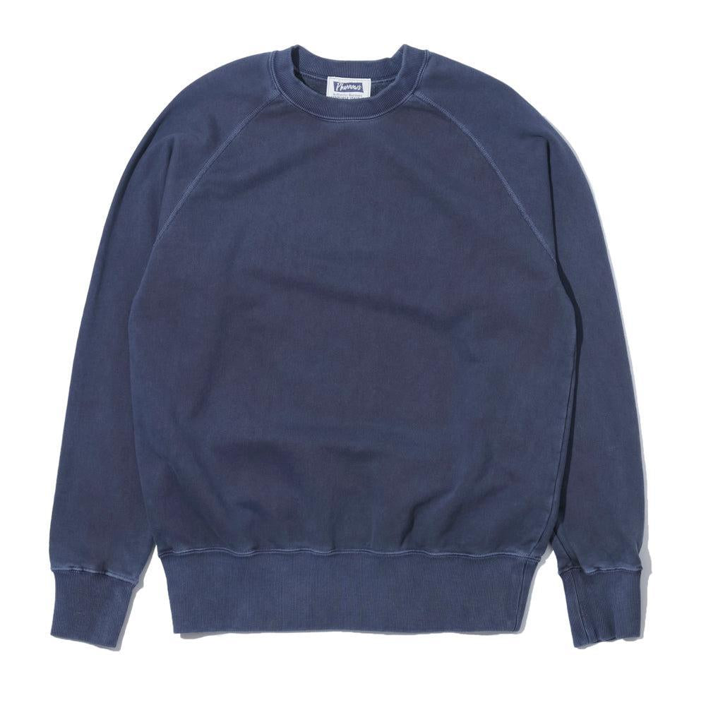 Pherrow's Raglan Sleeve Sweatshirt Faded Navy-Sweatshirt-Clutch Cafe