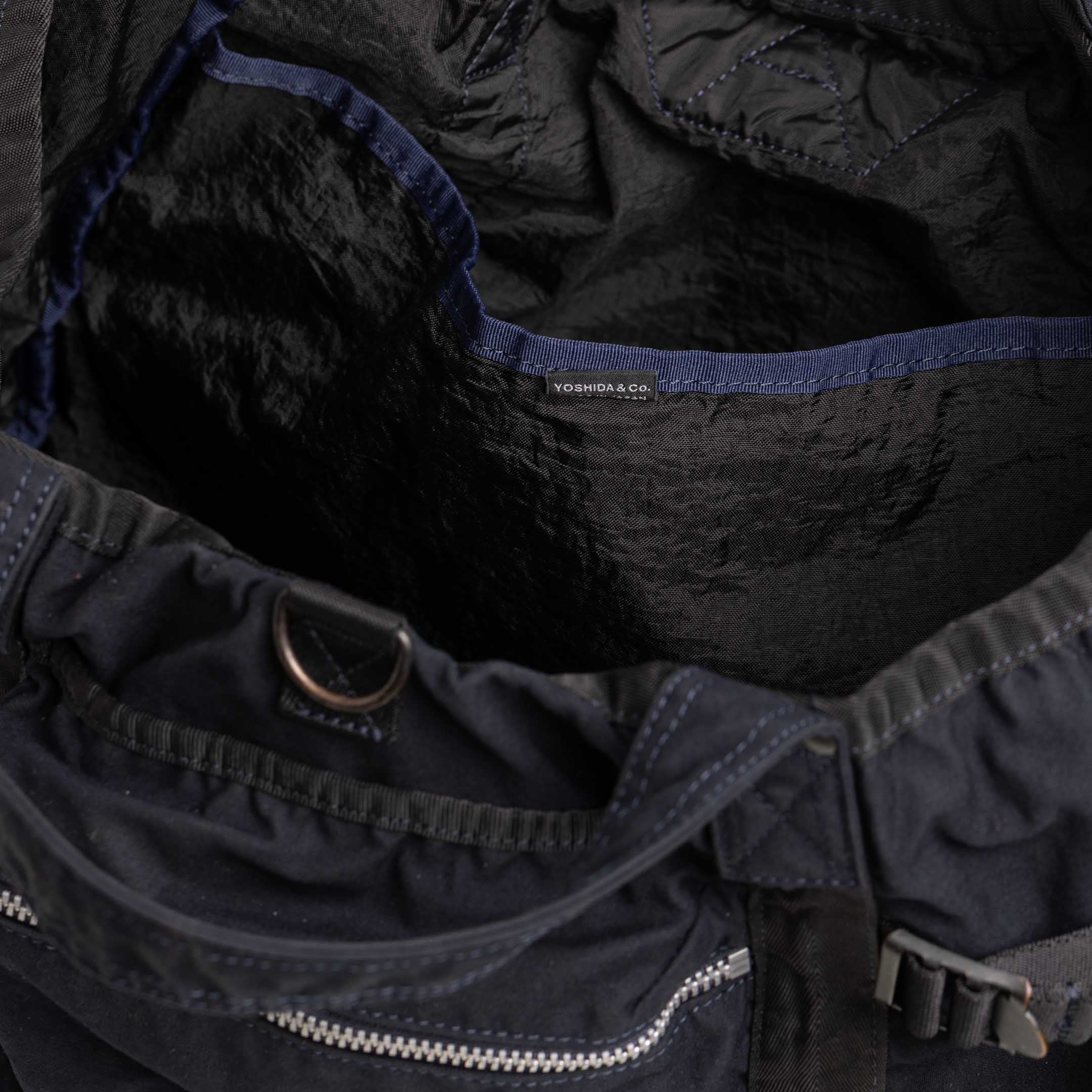 Porter Yoshida & Co Crag 2Way Rucksack Navy-Bag-Clutch Cafe