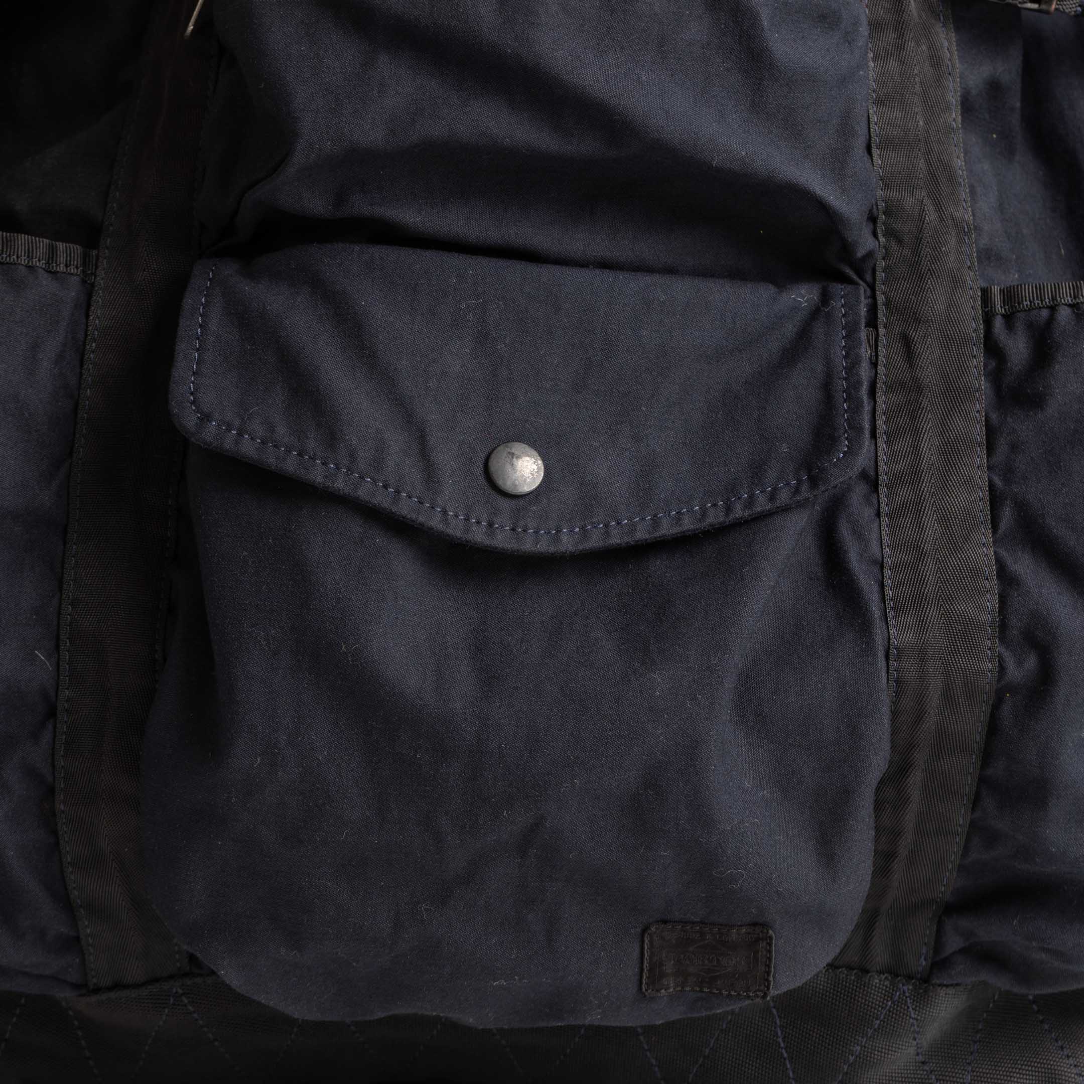 Porter Yoshida & Co Crag 2Way Rucksack Navy-Bag-Clutch Cafe