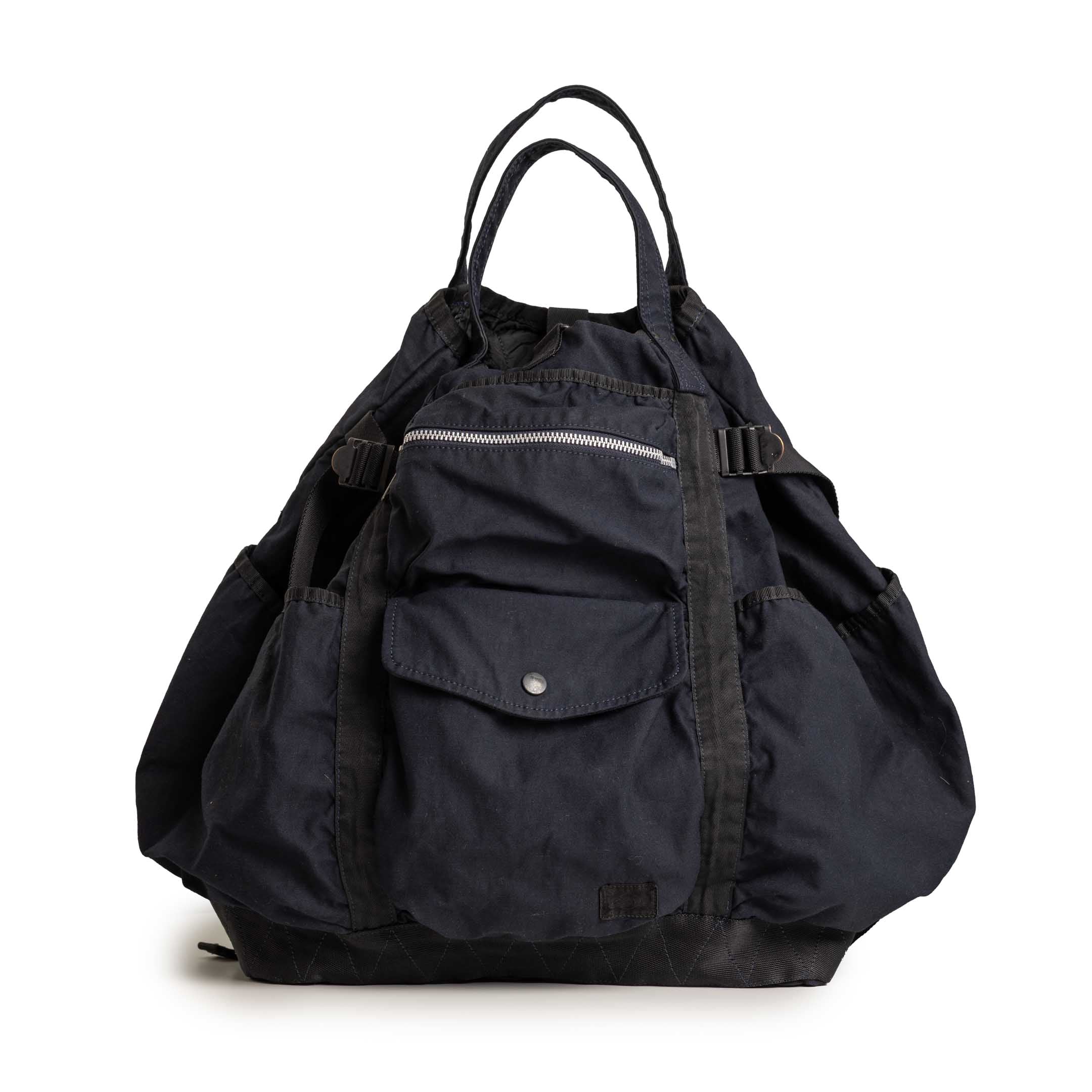 Porter Yoshida & Co Crag 2Way Rucksack Navy-Bag-Clutch Cafe