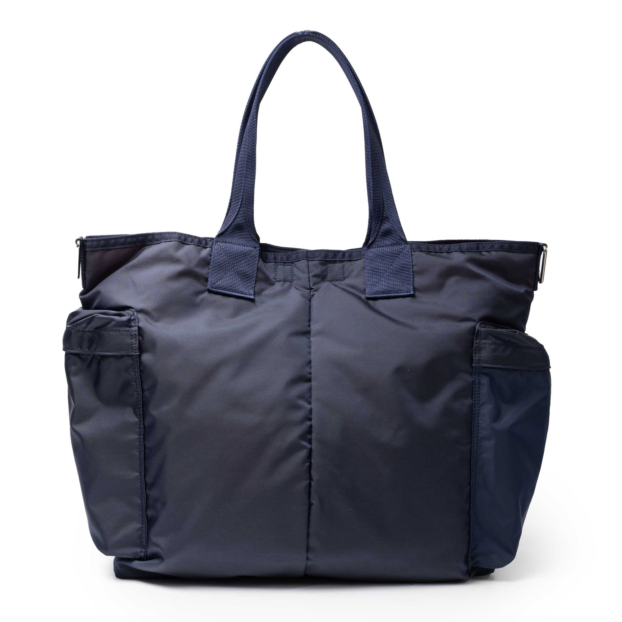 Porter Yoshida & Co Force 2Way Tote Bag Navy-Bag-Clutch Cafe