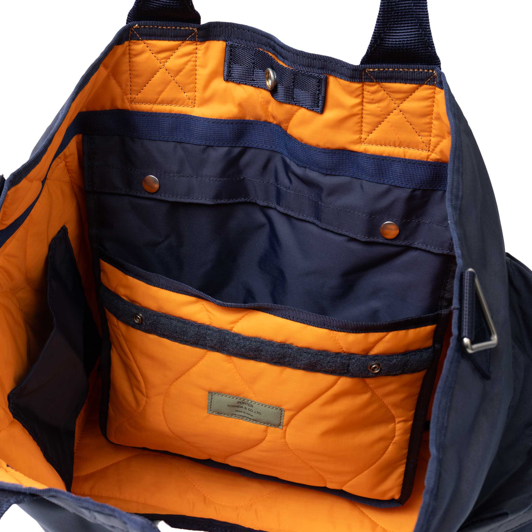 Porter Yoshida & Co Force 2Way Tote Bag Navy-Bag-Clutch Cafe