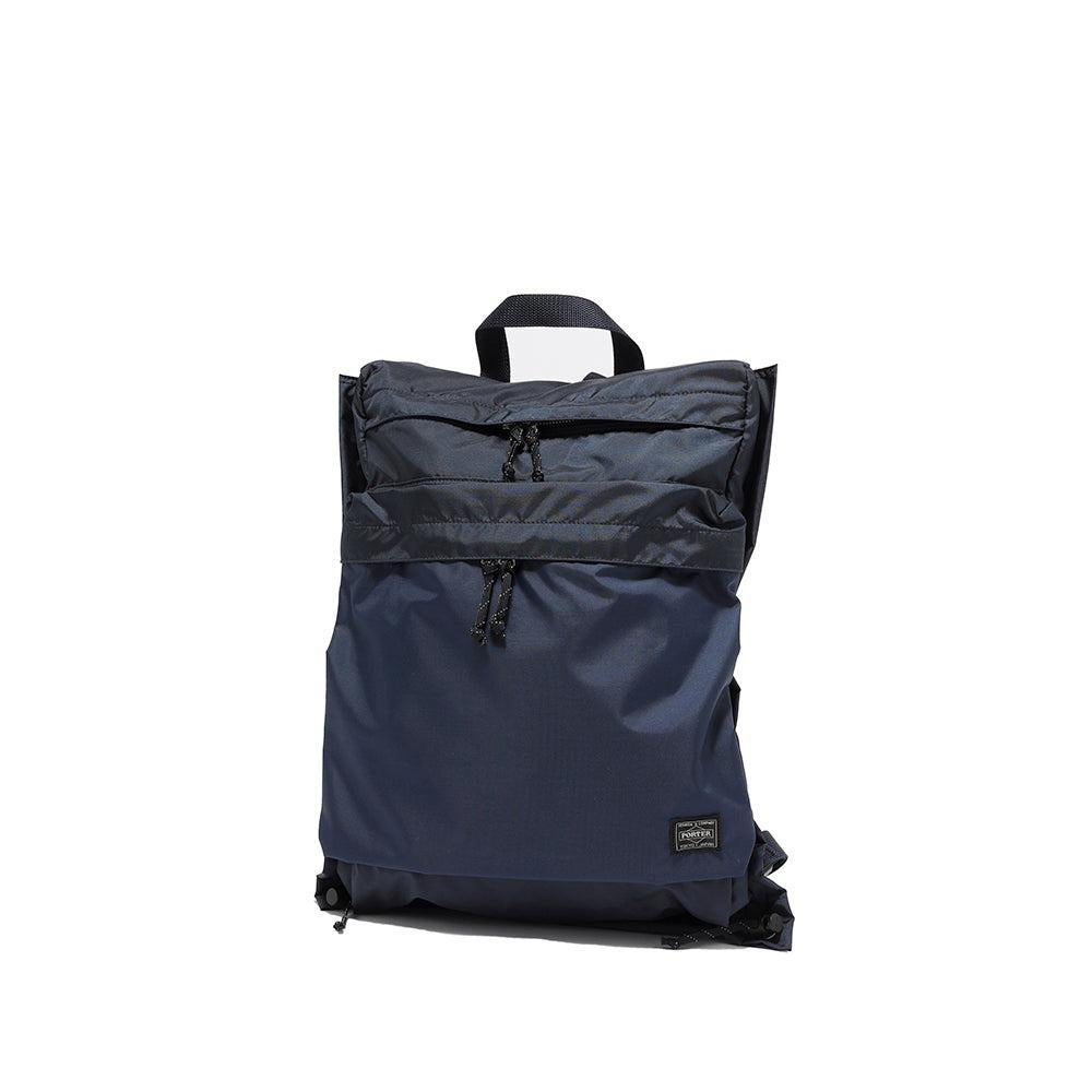 Porter Yoshida & Co Force Rucksack Navy-Bag-Clutch Cafe