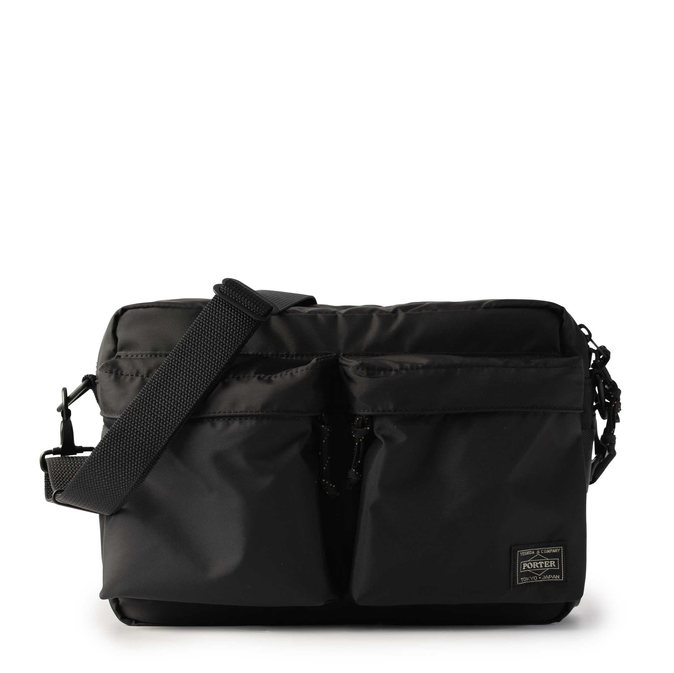 Porter Yoshida & Co Force Shoulder Bag (S) Black-Bag-Clutch Cafe