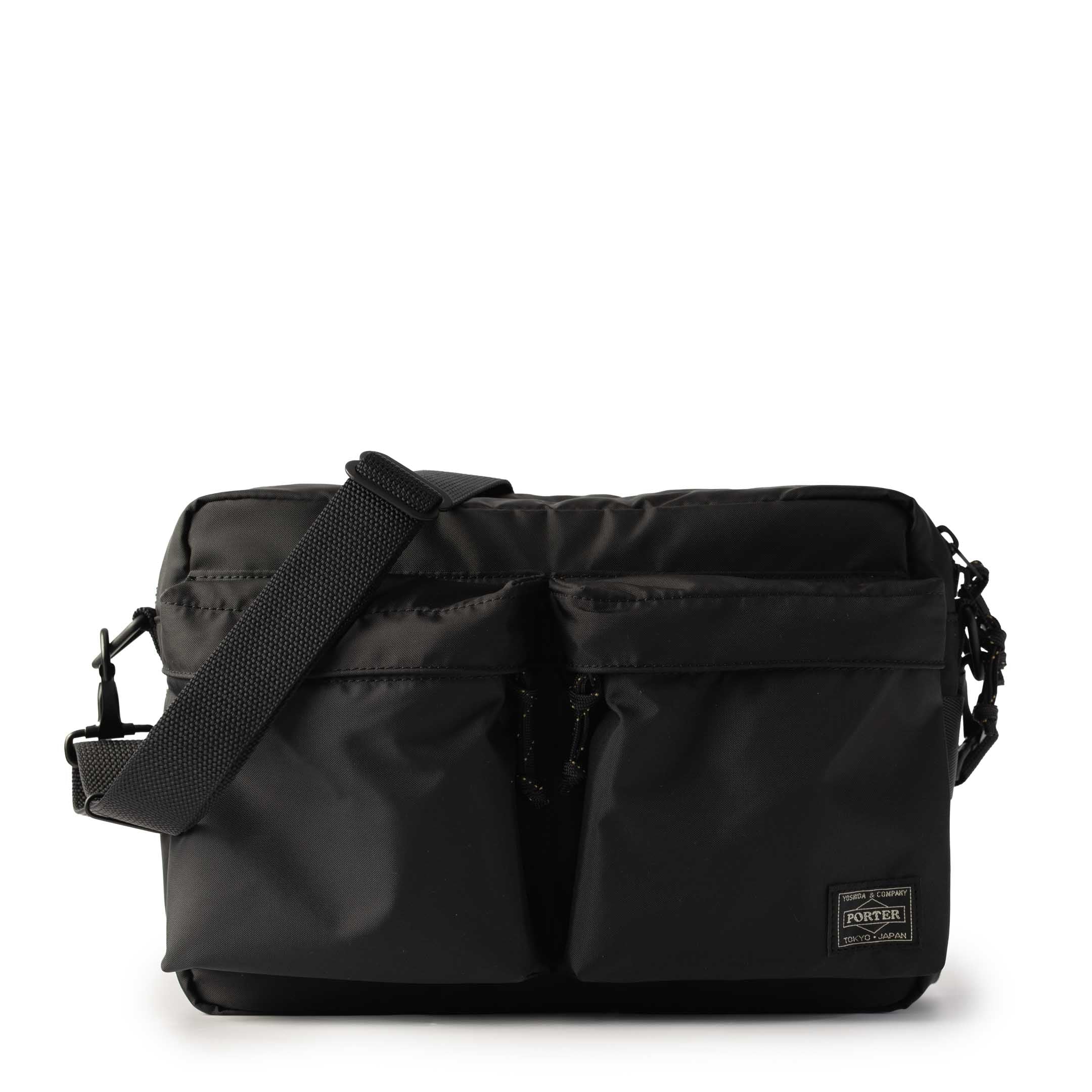 Porter Yoshida & Co Force Shoulder Bag (S) Black-Bag-Clutch Cafe