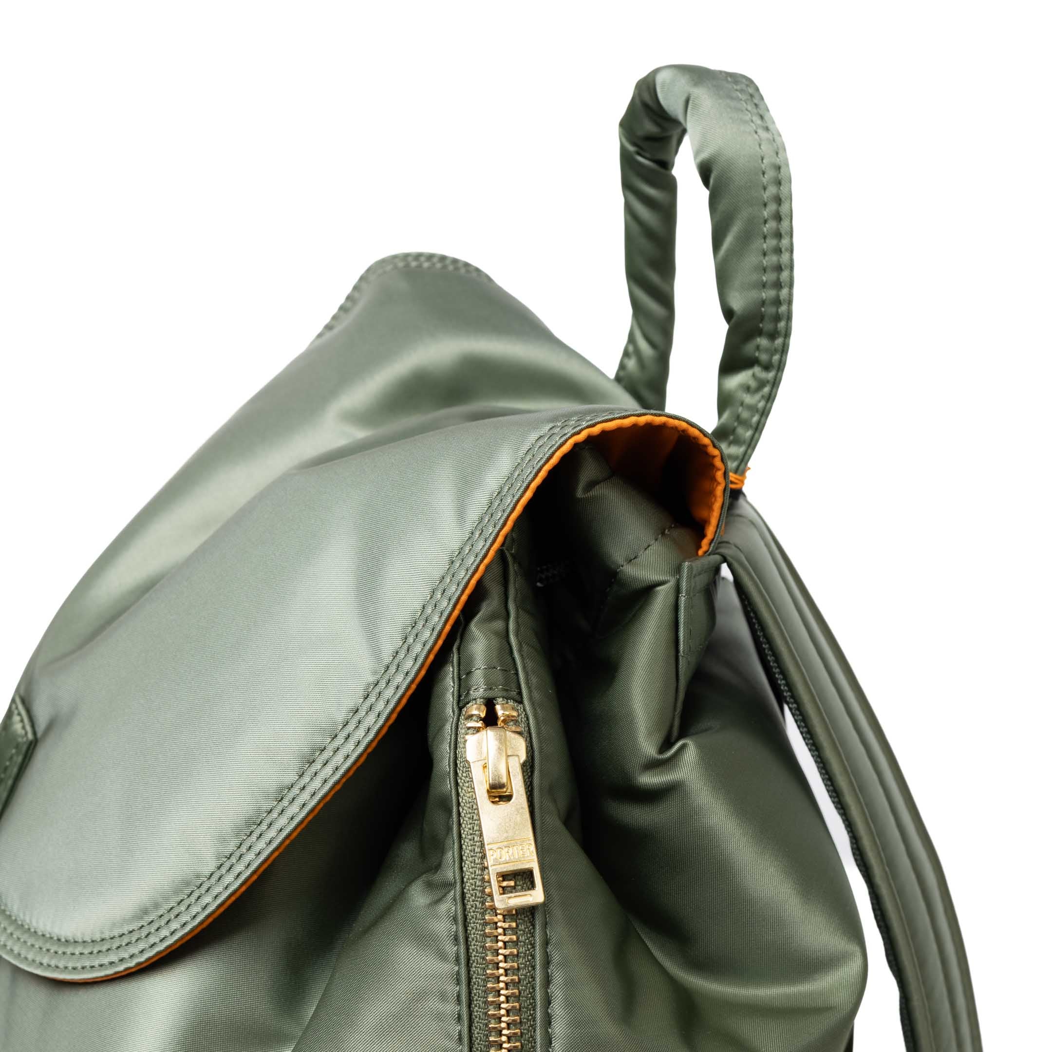 Porter Yoshida & Co Tanker Ruck Sack Sage Green-Bag-Clutch Cafe
