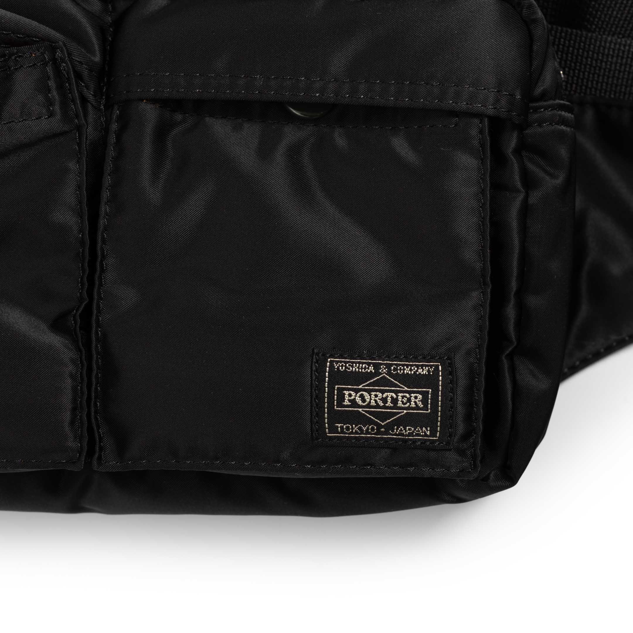 Porter Yoshida & Co Tanker Waist Bag Black-Bag-Clutch Cafe