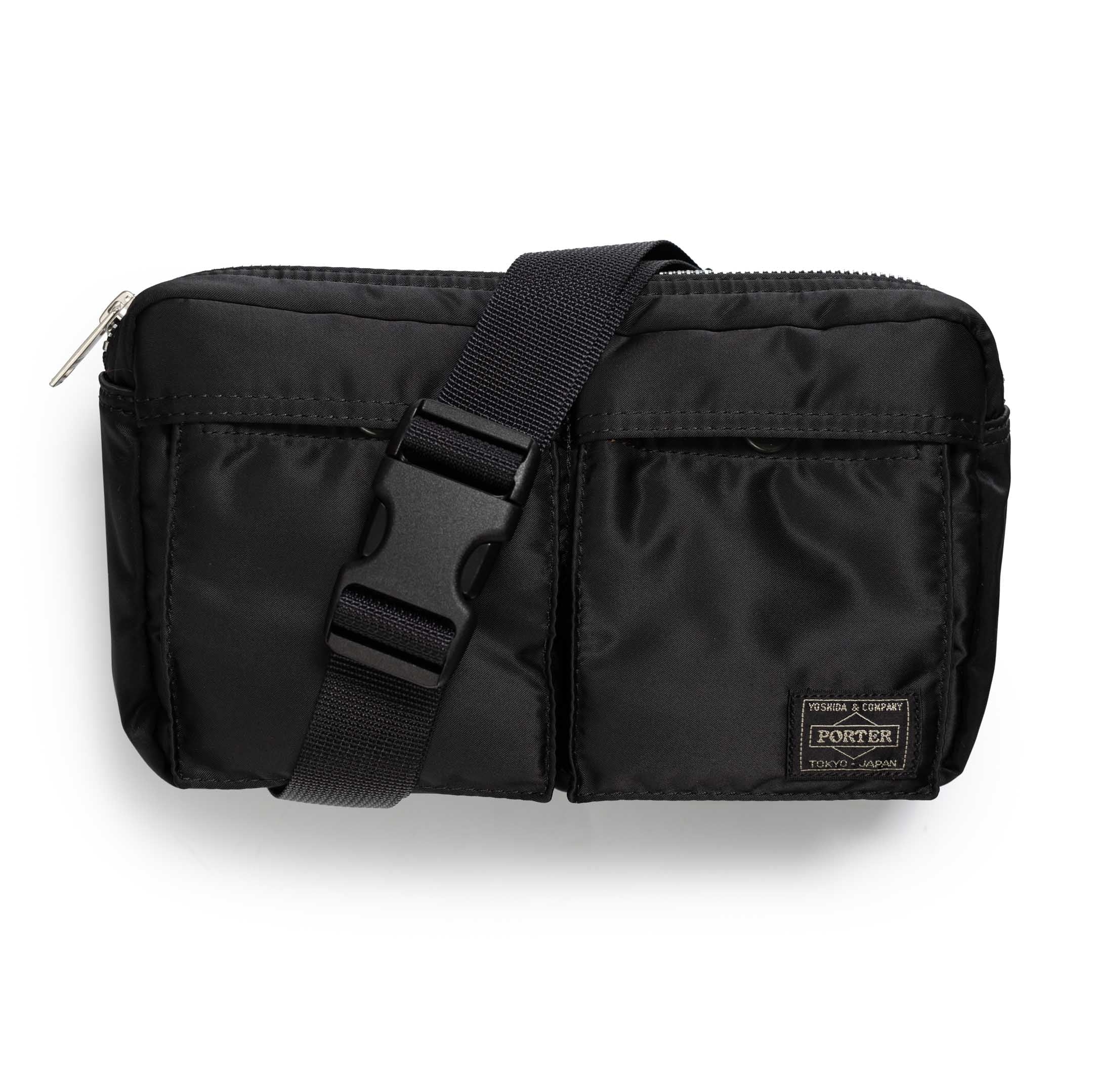Porter Yoshida & Co Tanker Waist Bag Black-Bag-Clutch Cafe