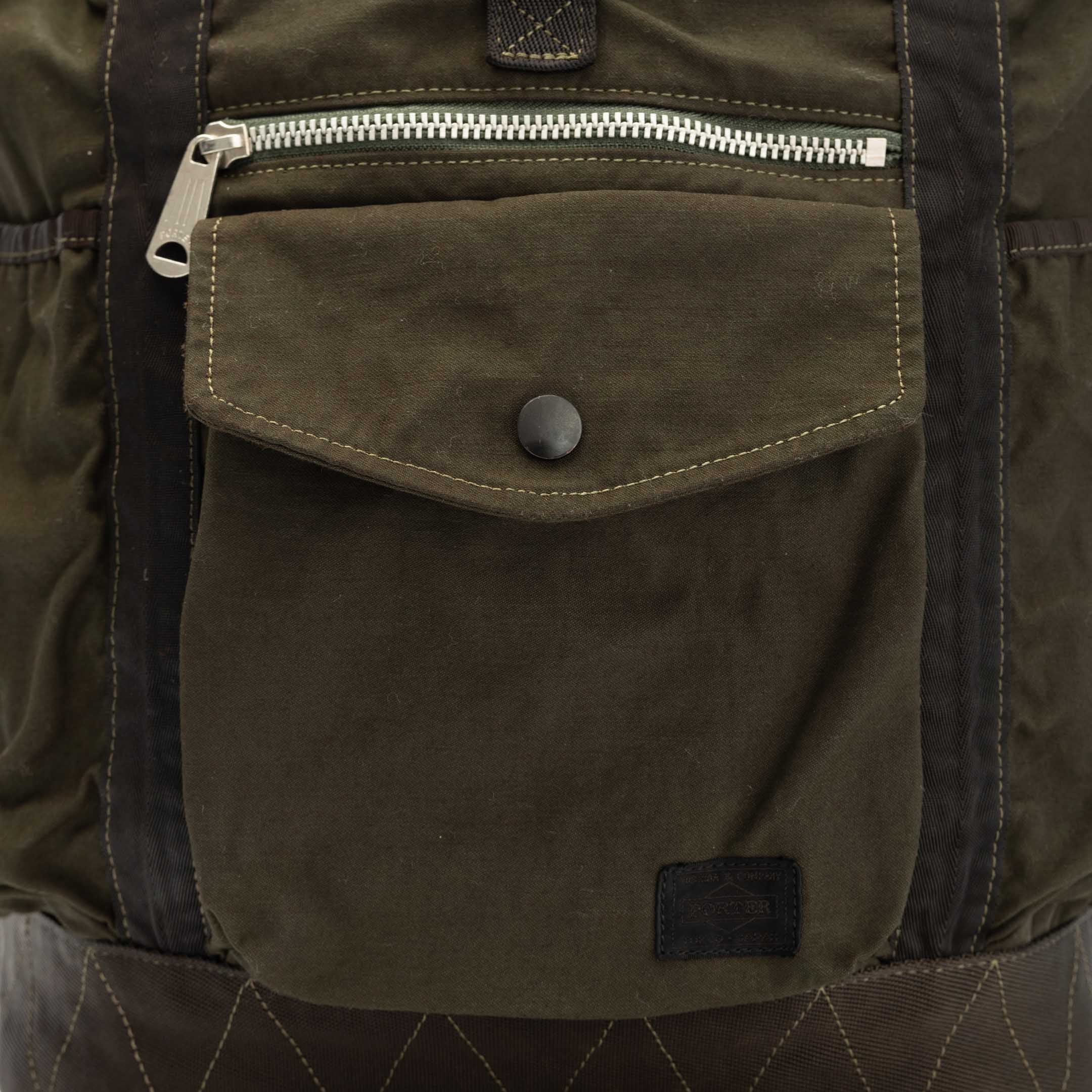 Porter Yoshida Crag Rucksack Khaki-Bag-Clutch Cafe