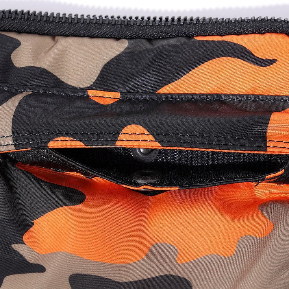 Porter Yoshida PS Camo Document Case Woodland Orange-Document Case-Clutch Cafe