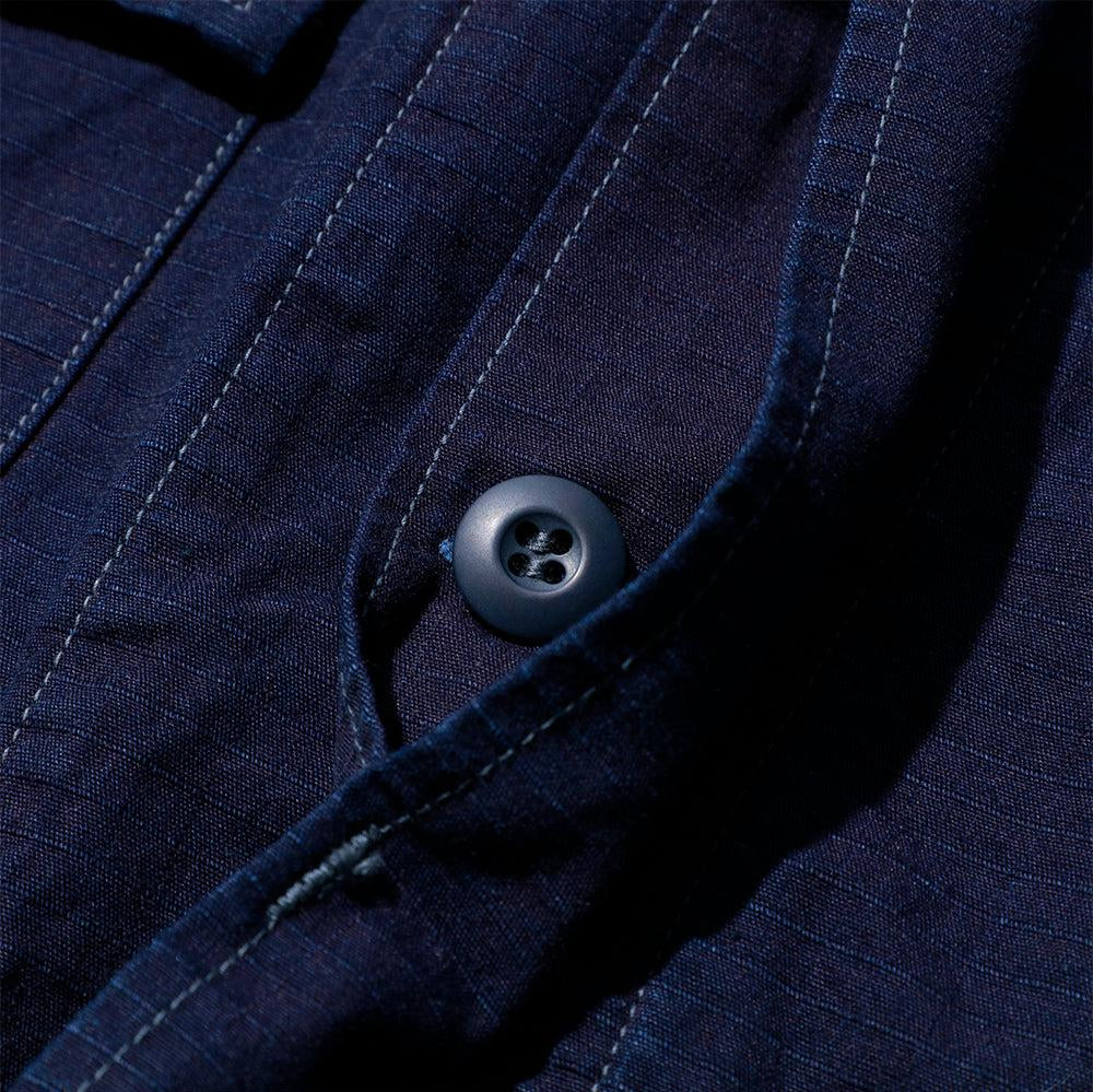 Post Overalls BDU-R Cotton Ripstop Jacket Indigo-Jacket-Clutch Cafe
