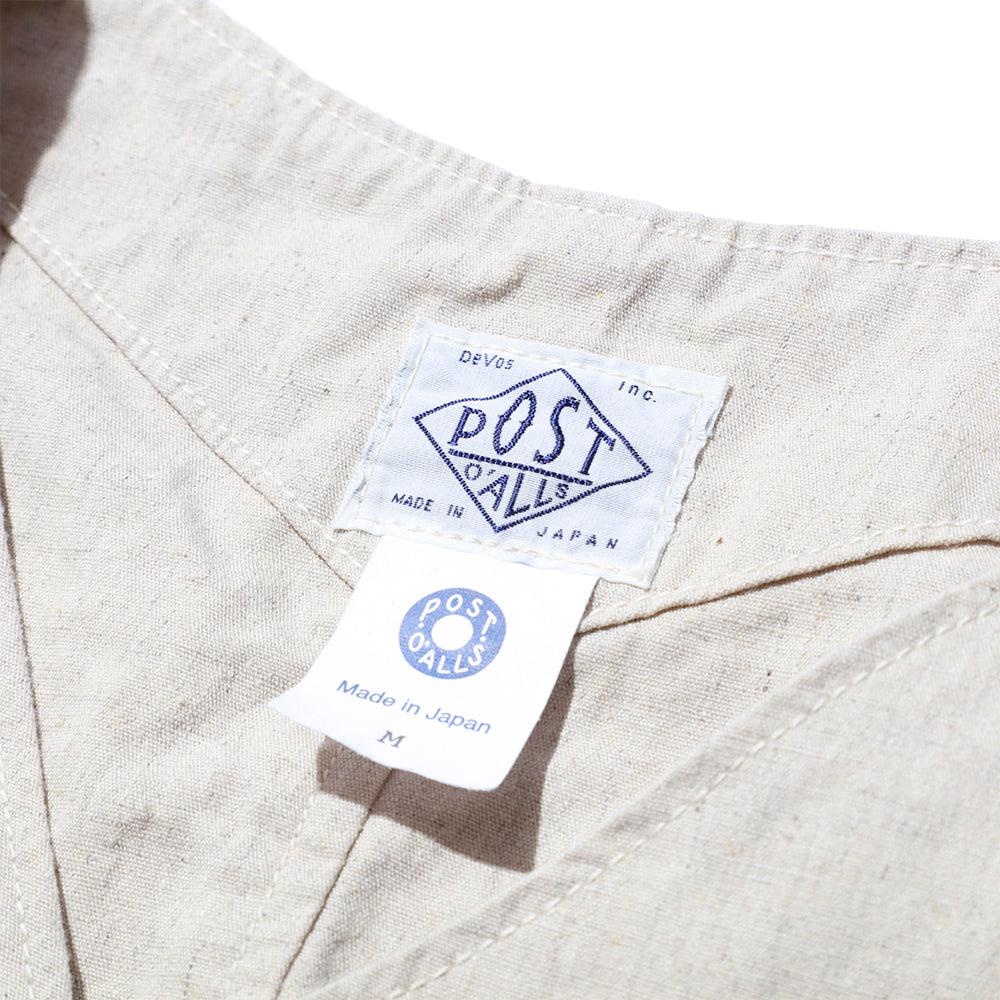 Post Overalls Dee Vest Natural-Shirt-Clutch Cafe