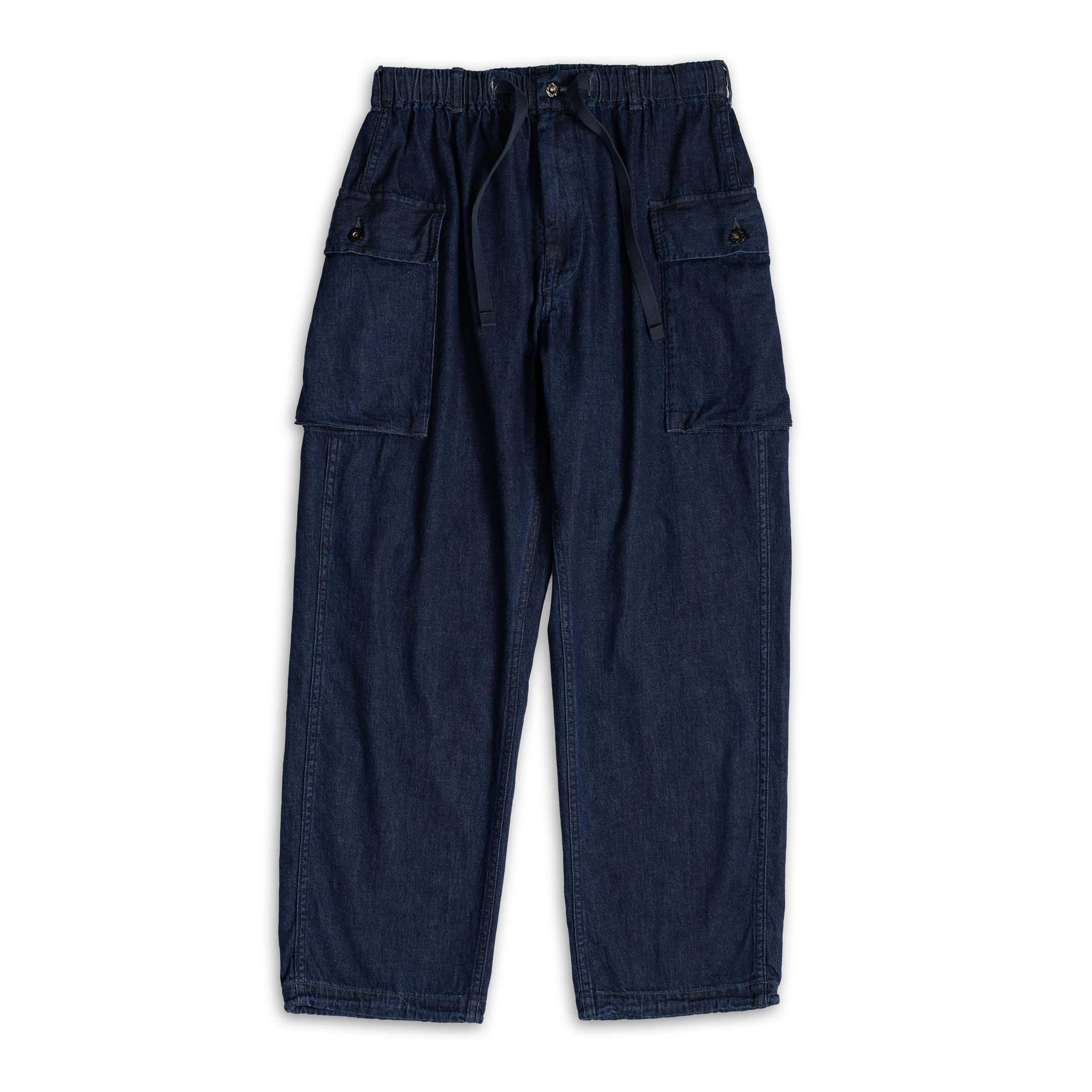 Post Overalls E-Z Walkabout Pants 8 oz denim w/deep wash-Trousers-Clutch Cafe