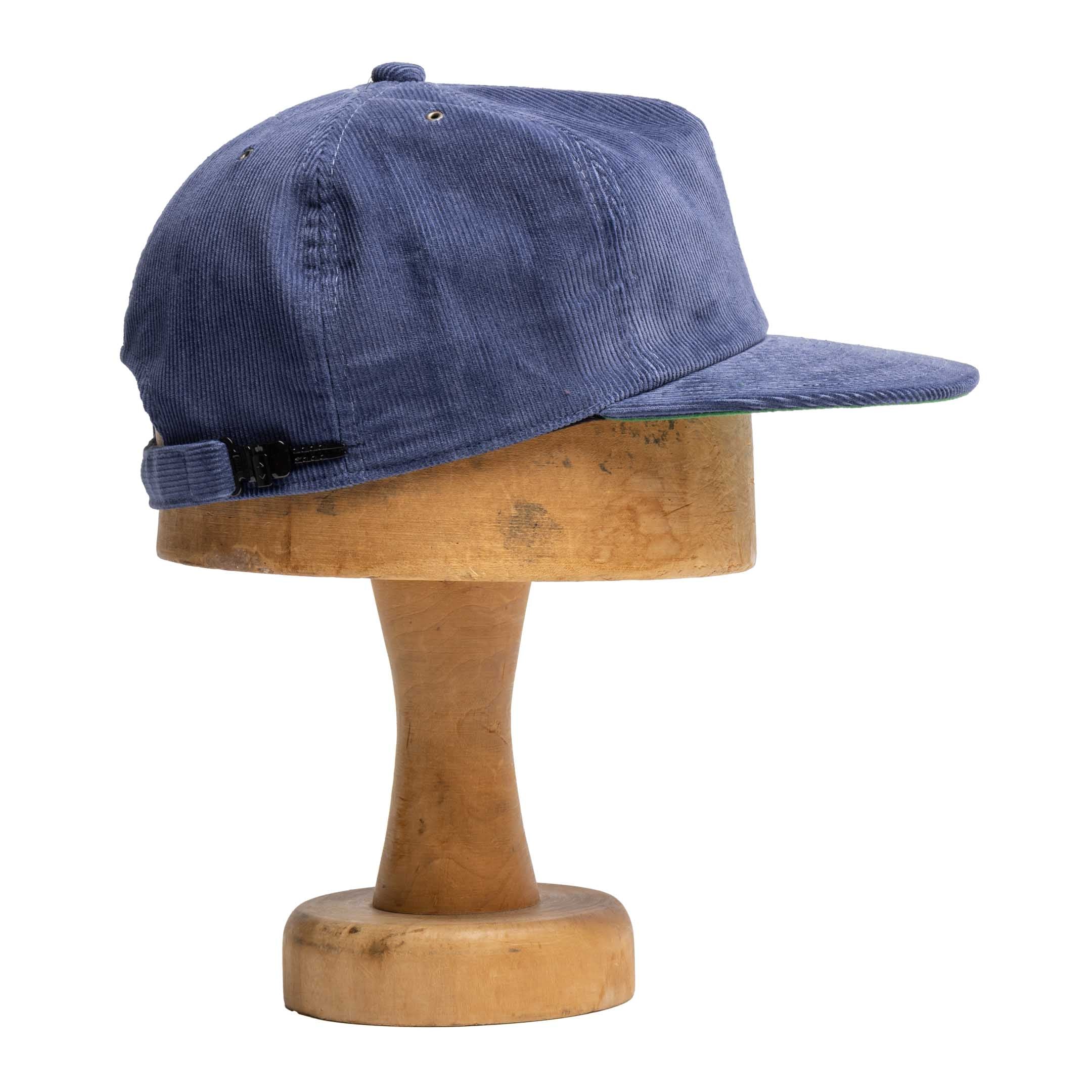 Poten Dye Corduroy Baseball Cap Blue-Baseball Cap-Clutch Cafe
