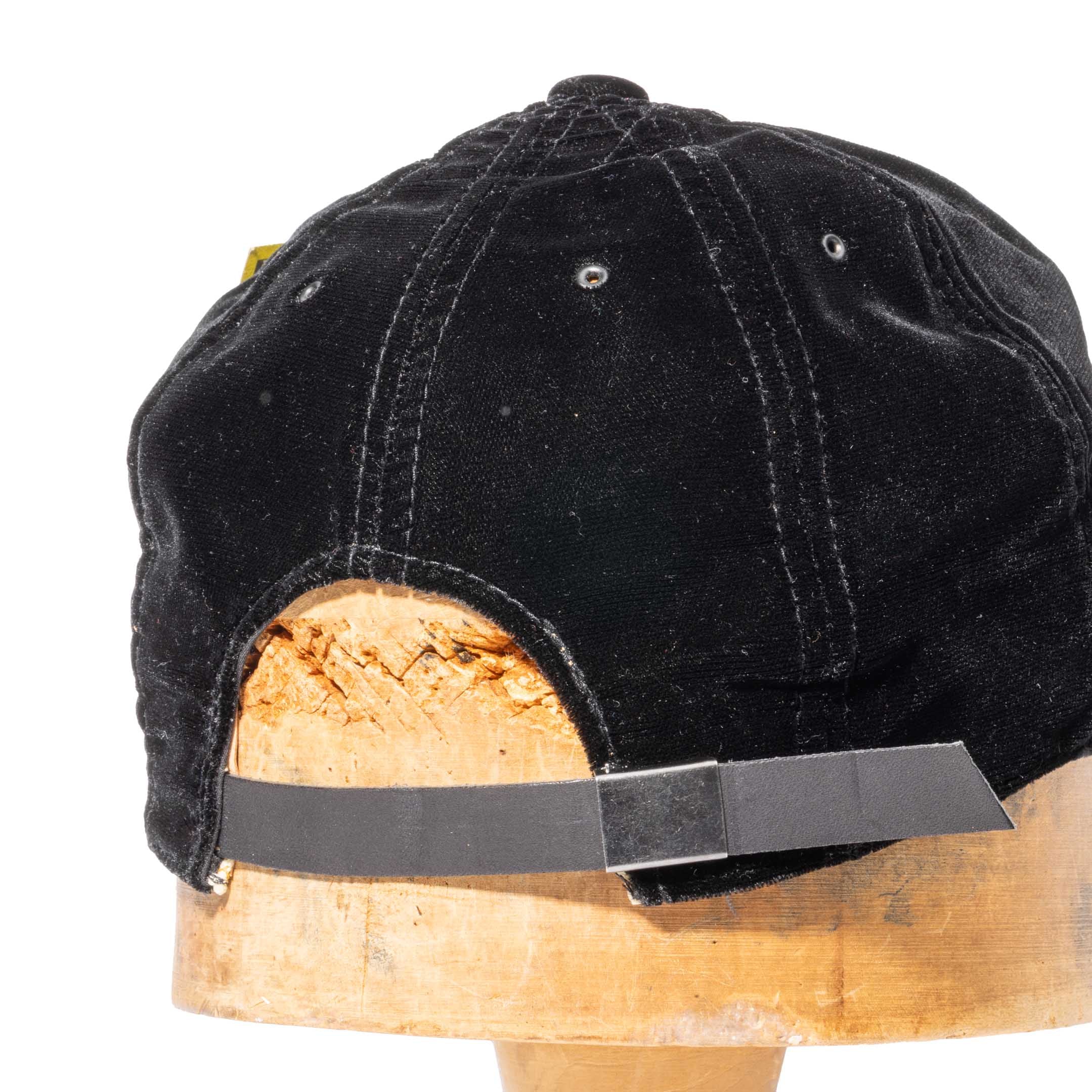 Poten Velvet Baseball Hat Black-Baseball Cap-Clutch Cafe