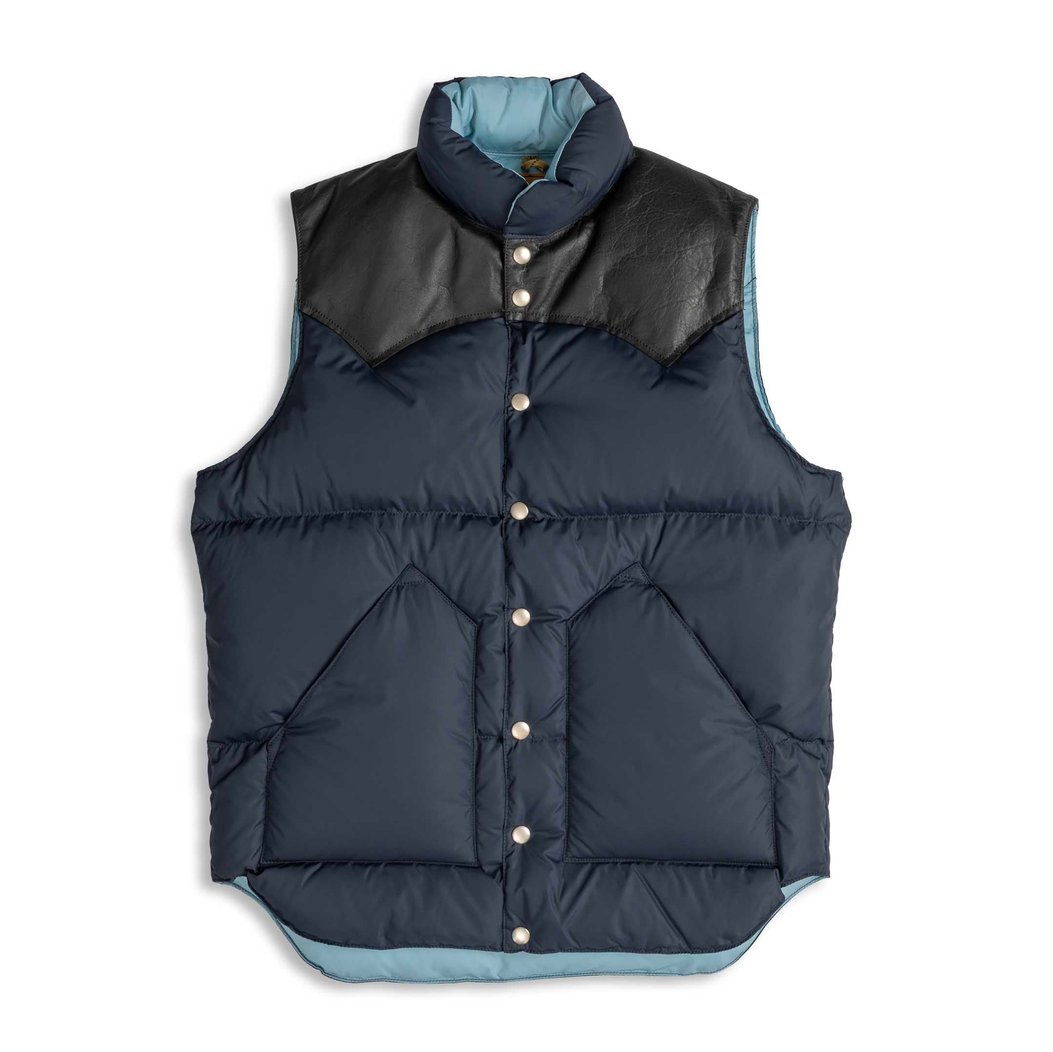 Rocky Mountain Featherbed Down Vest Dark Navy-Down Vest-Clutch Cafe