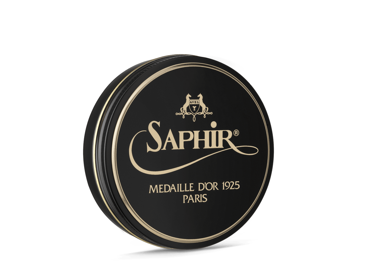 Saphir Medaille d'Or Pate De Luxe Black-Shoe Care-Clutch Cafe