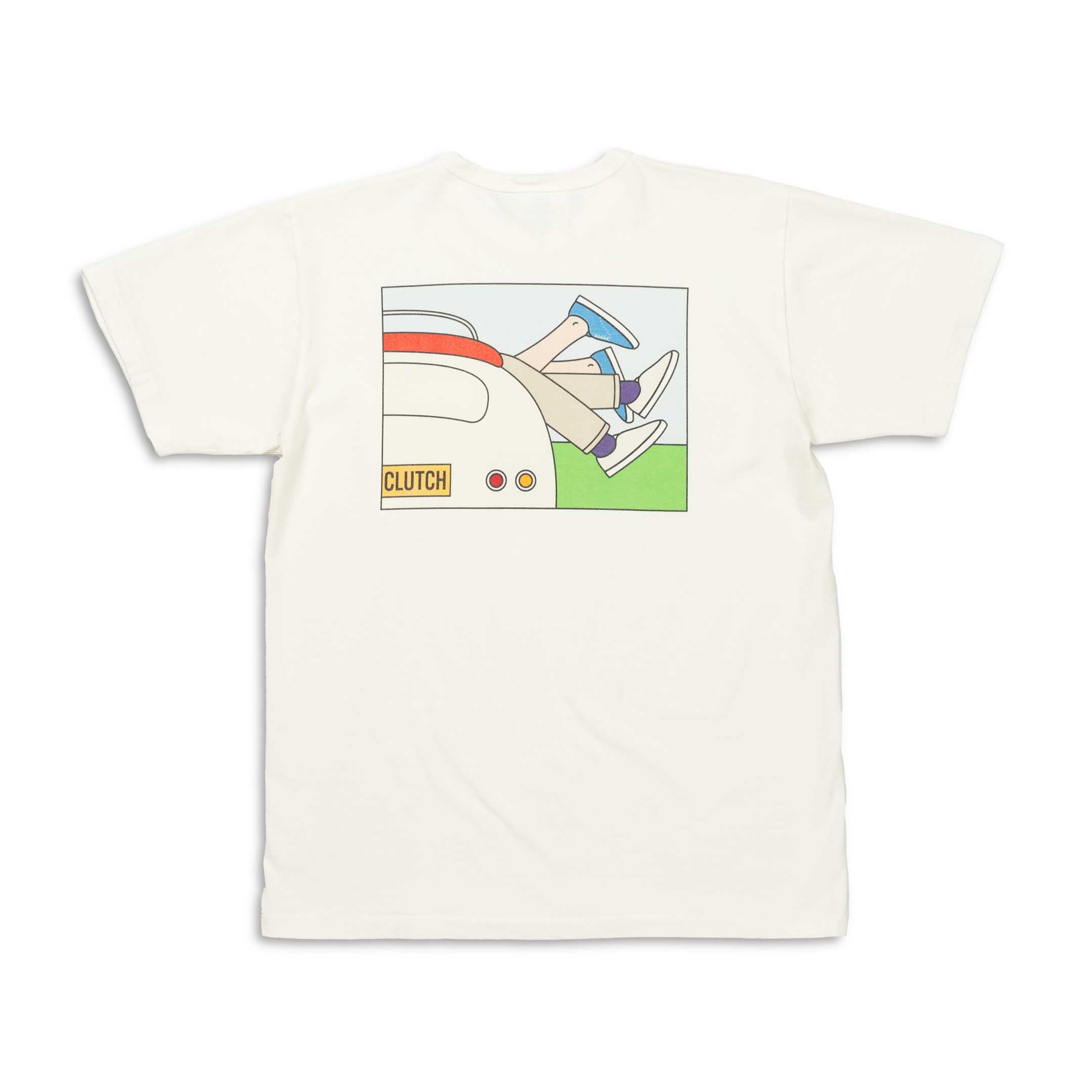 Allevol x Sneakersutra Pocket T-shirt White-Clutch Cafe