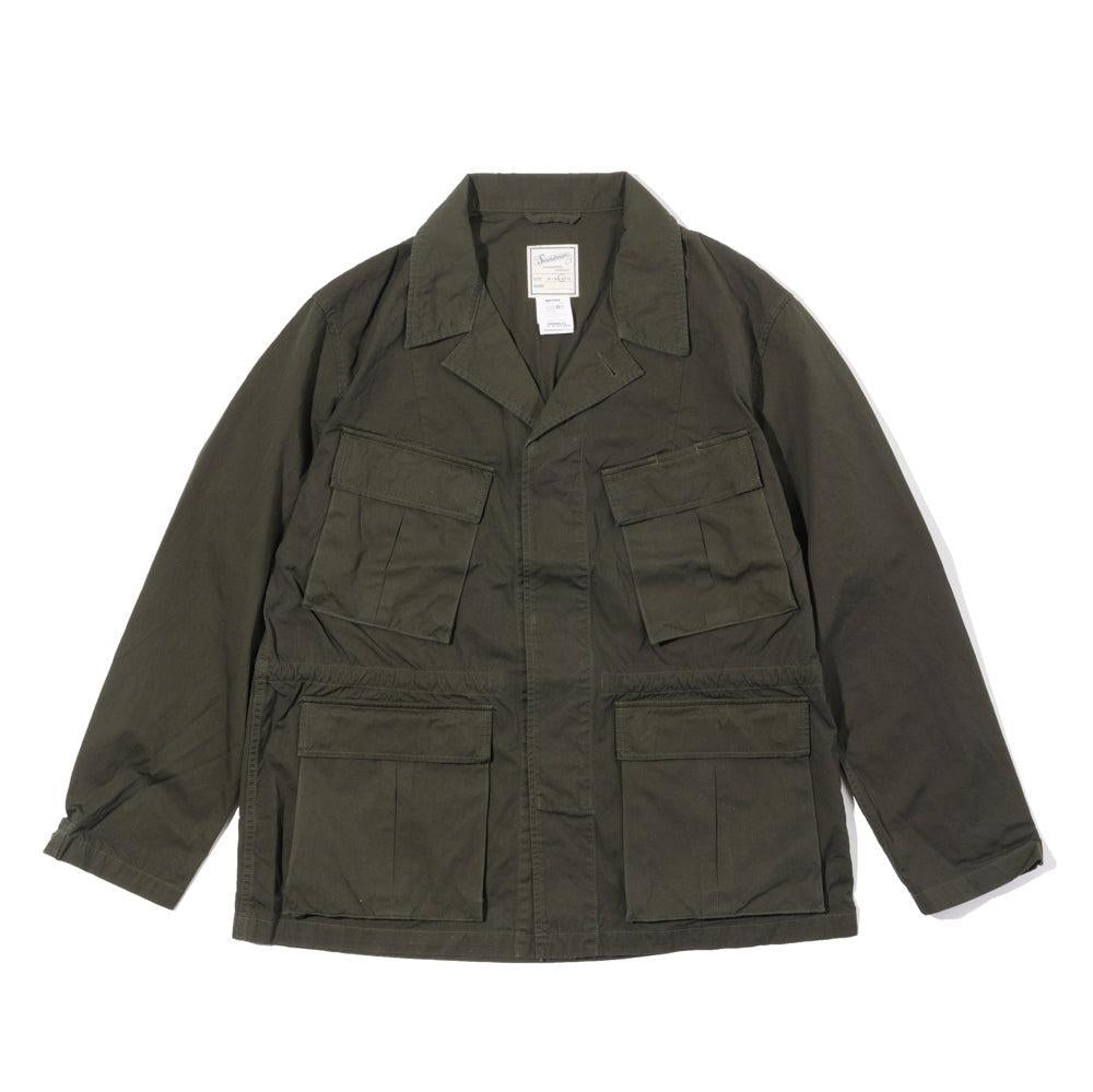 Soundman Albany Fatigue Jacket Forest Green-Jacket-Clutch Cafe