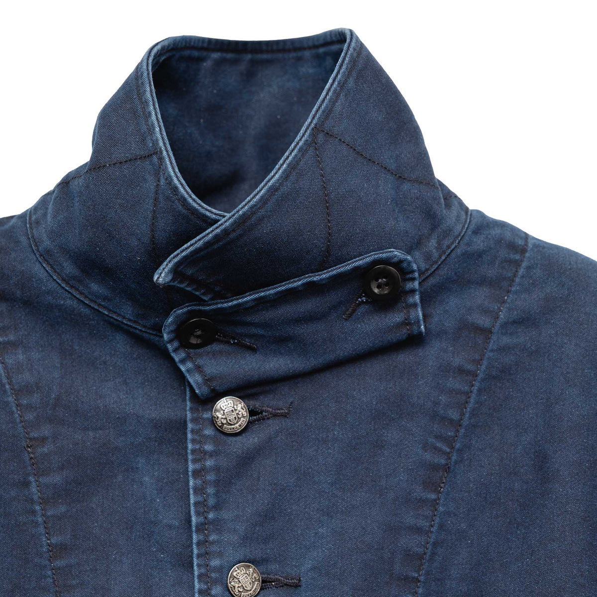 Soundman Birmingham Jacket Black Indigo Dye-Jacket-Clutch Cafe
