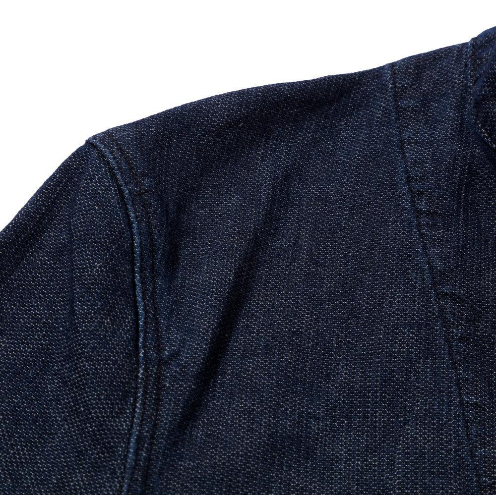 Soundman Birmingham Jacket Cotton/Linen Indigo-Jacket-Clutch Cafe