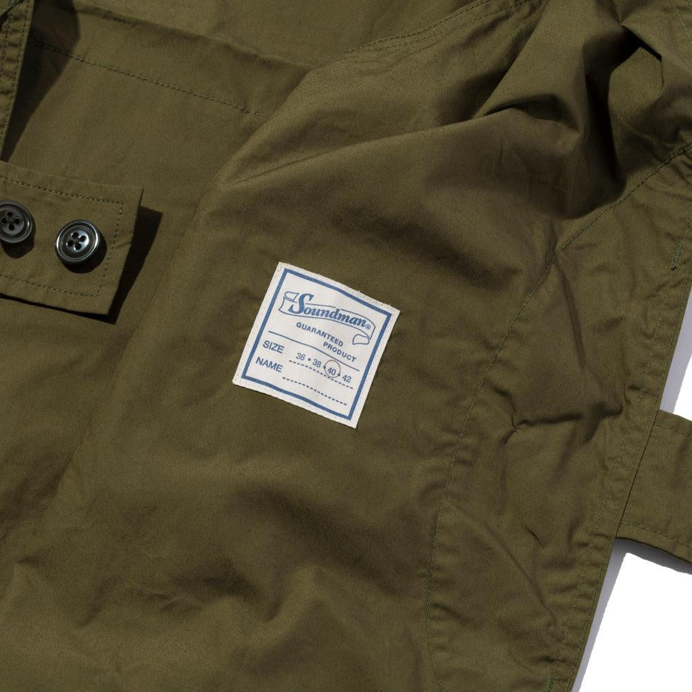 Soundman Blazer Vest Army Green-Vest-Clutch Cafe