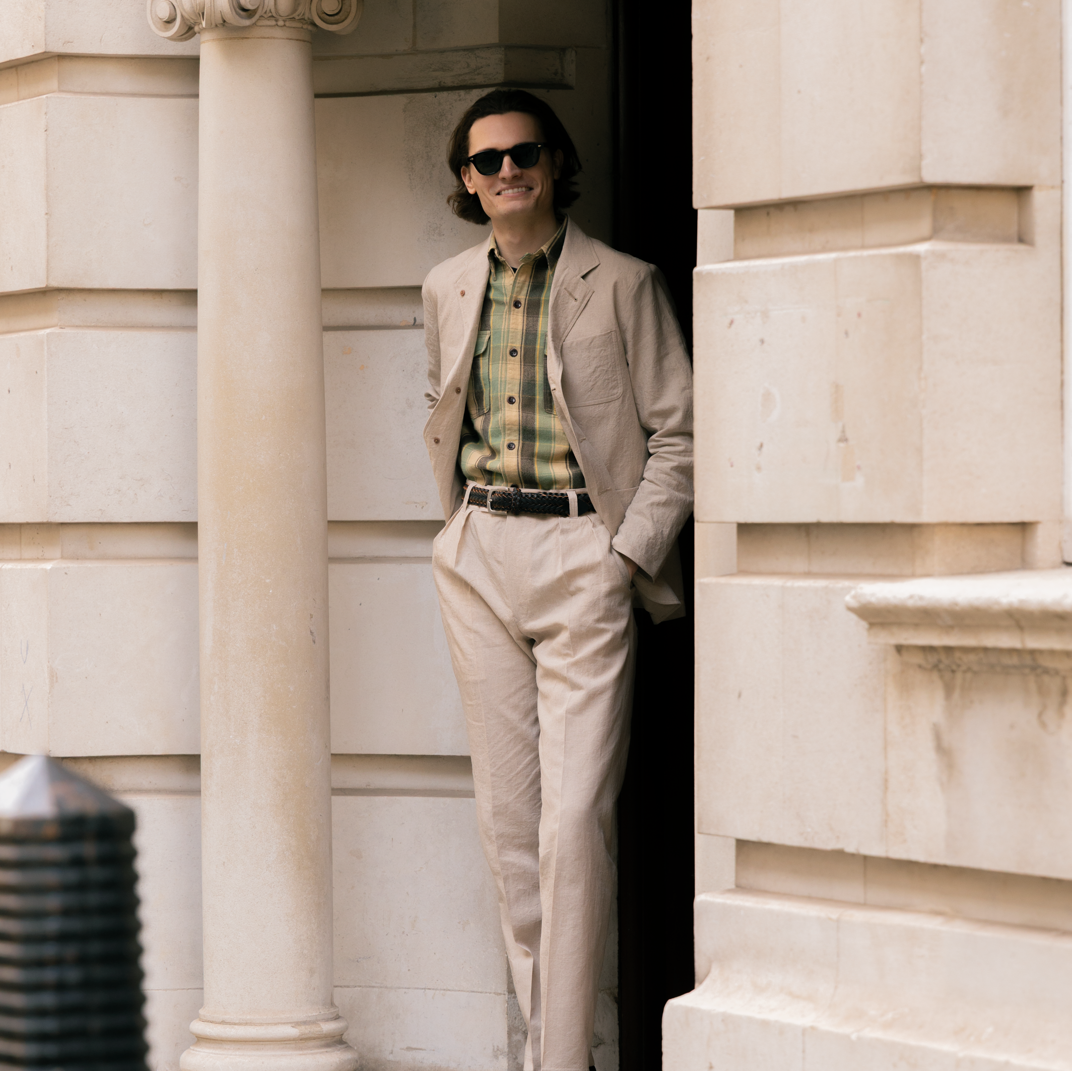 Soundman Clarke Trouser Linen Natural-Trousers-Clutch Cafe