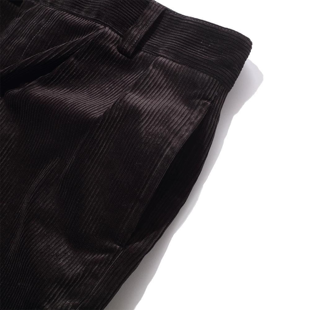 Soundman Clarke Trousers Corduroy Black-Trousers-Clutch Cafe