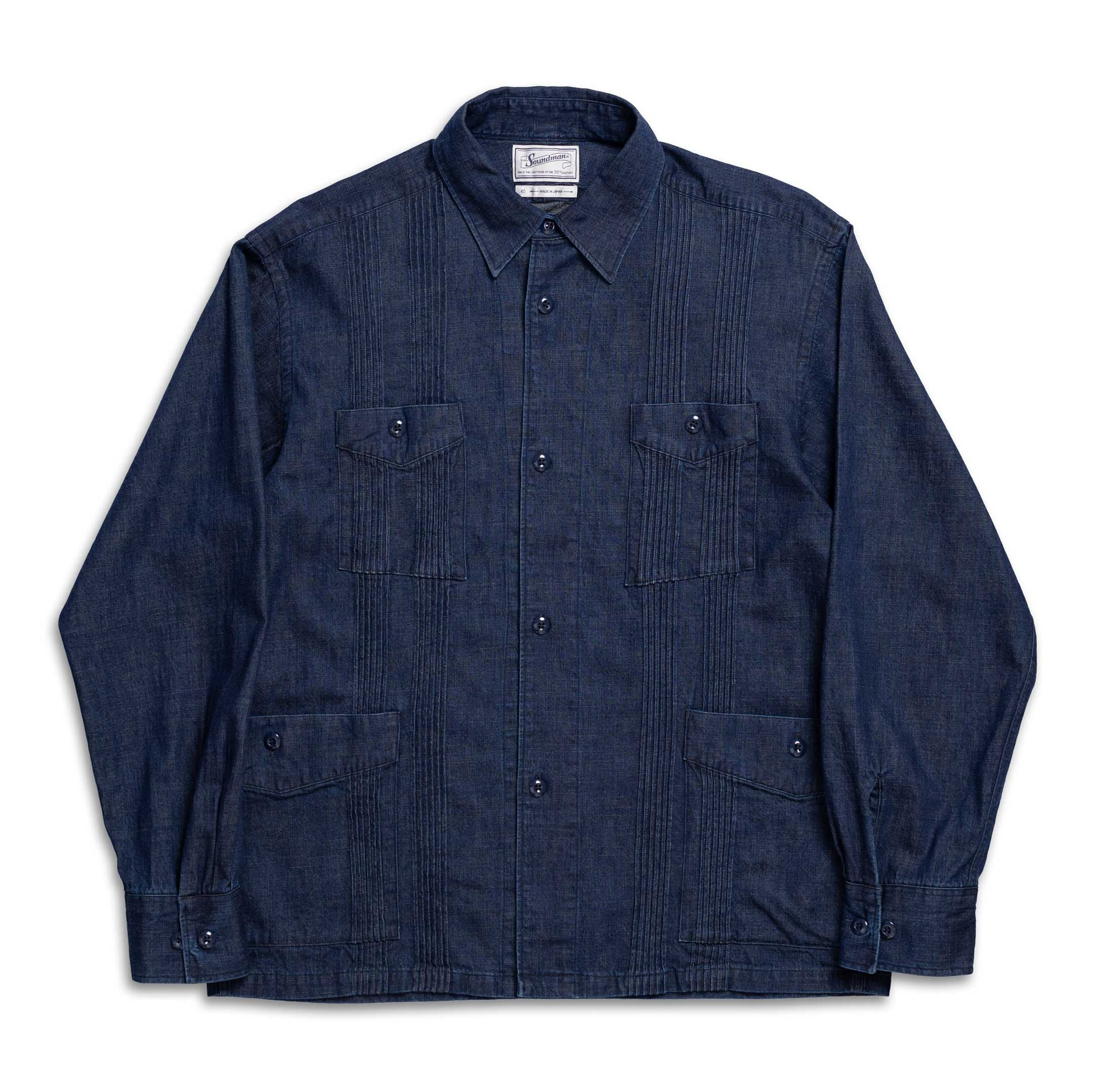 Soundman Durango II Shirt Indigo-Shirt-Clutch Cafe