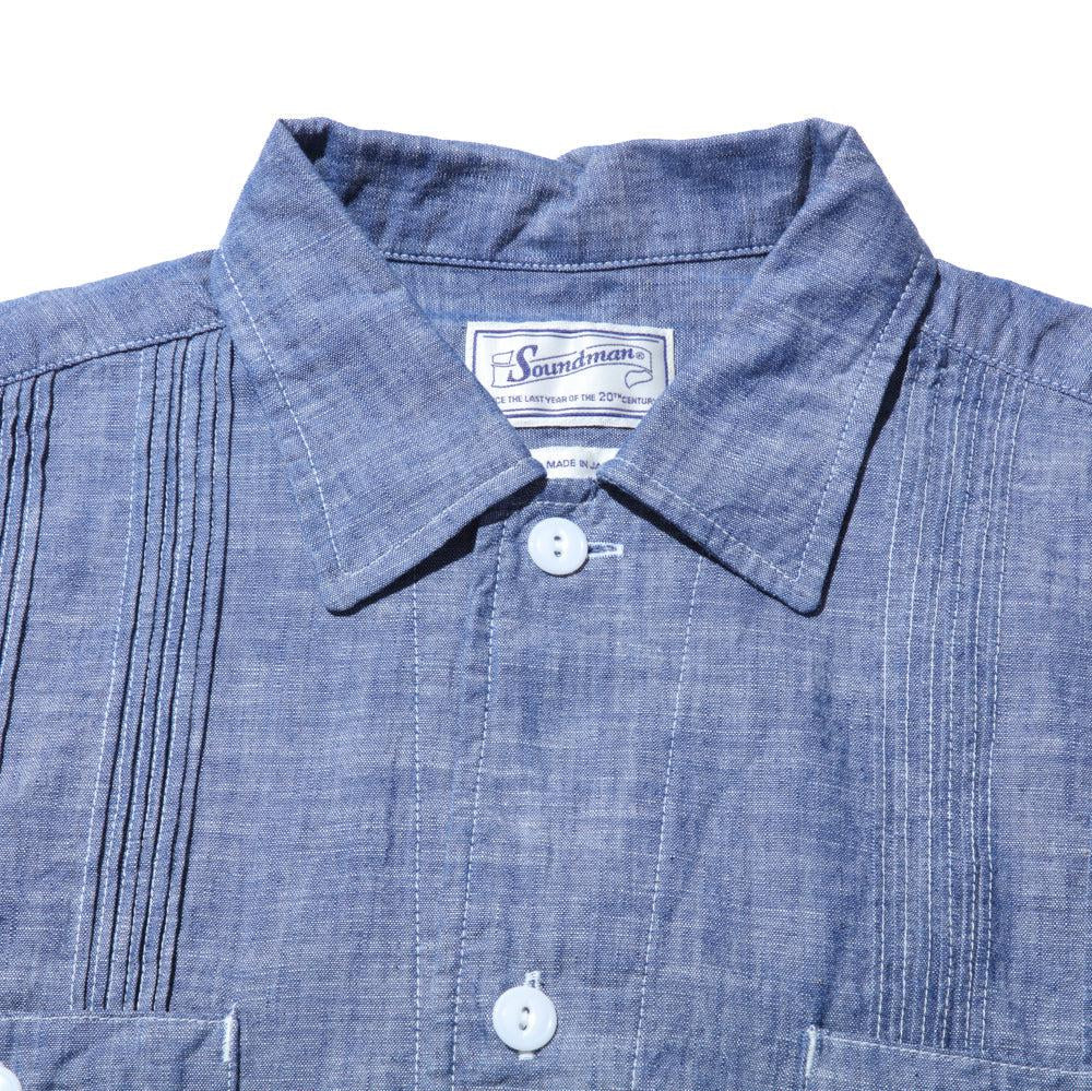 Soundman Havana Shirt Indigo-Shirts-Clutch Cafe