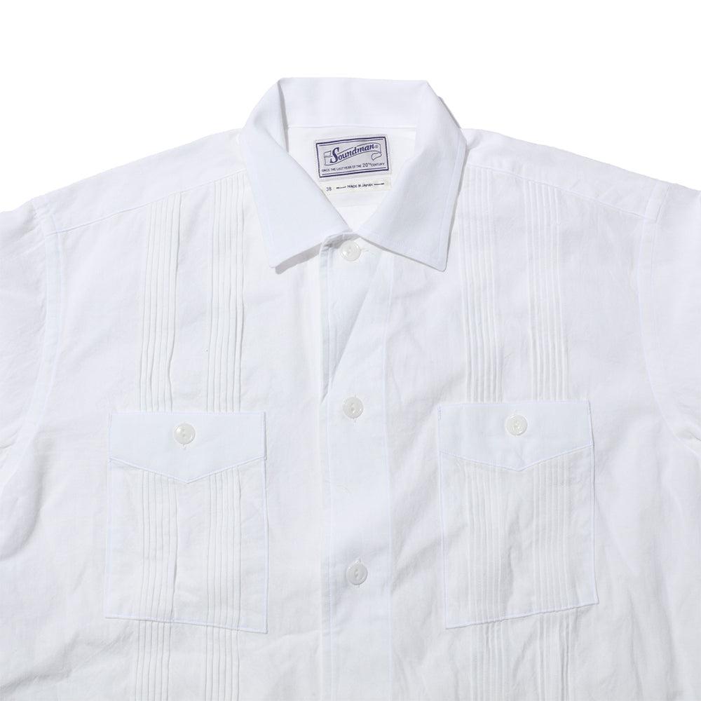 Soundman Havana Shirt White-Shirts-Clutch Cafe